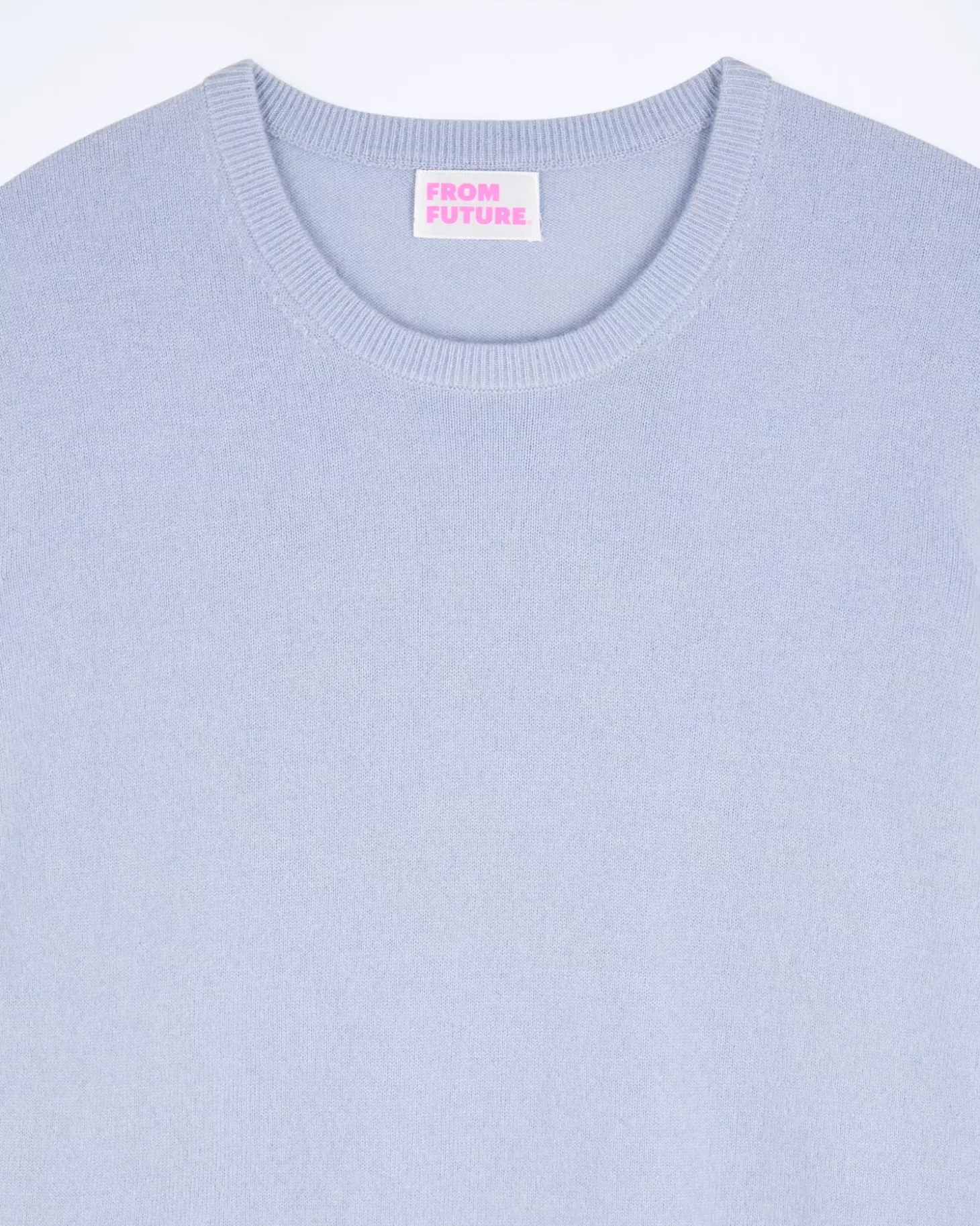 FROM FUTURE Basic Crew Neck Sweater Cloud Blue Shop