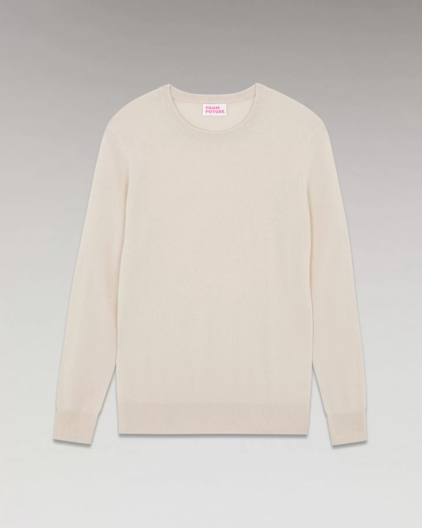 FROM FUTURE Basic Crewneck Sweater Sand Online