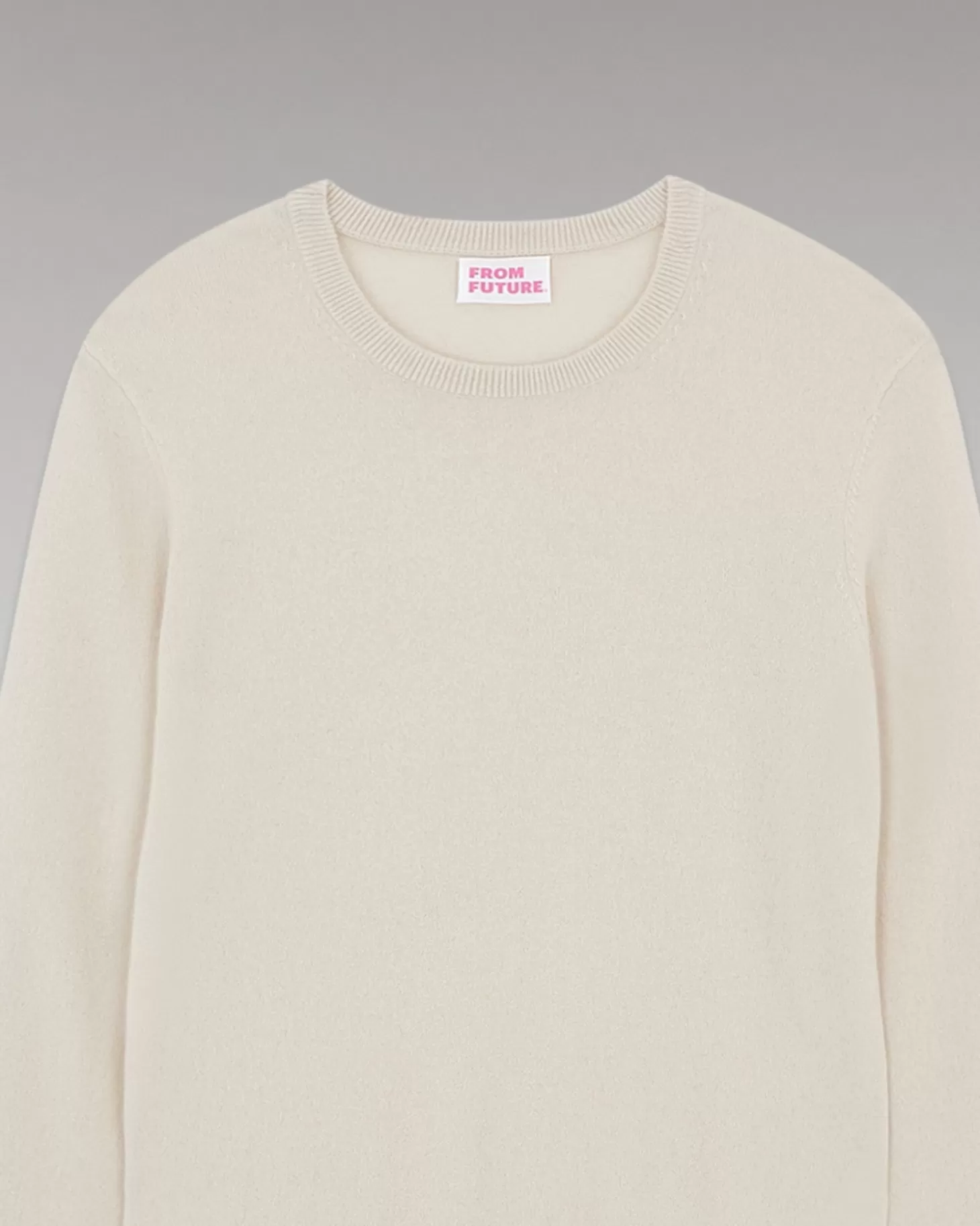 FROM FUTURE Basic Crewneck Sweater Sand Online