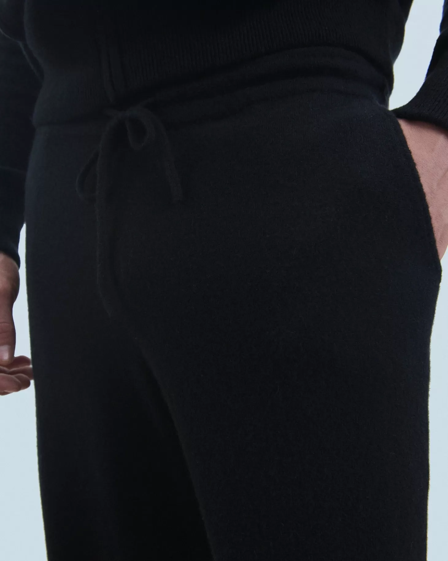 FROM FUTURE Basic Straight Joggers Black Flash Sale