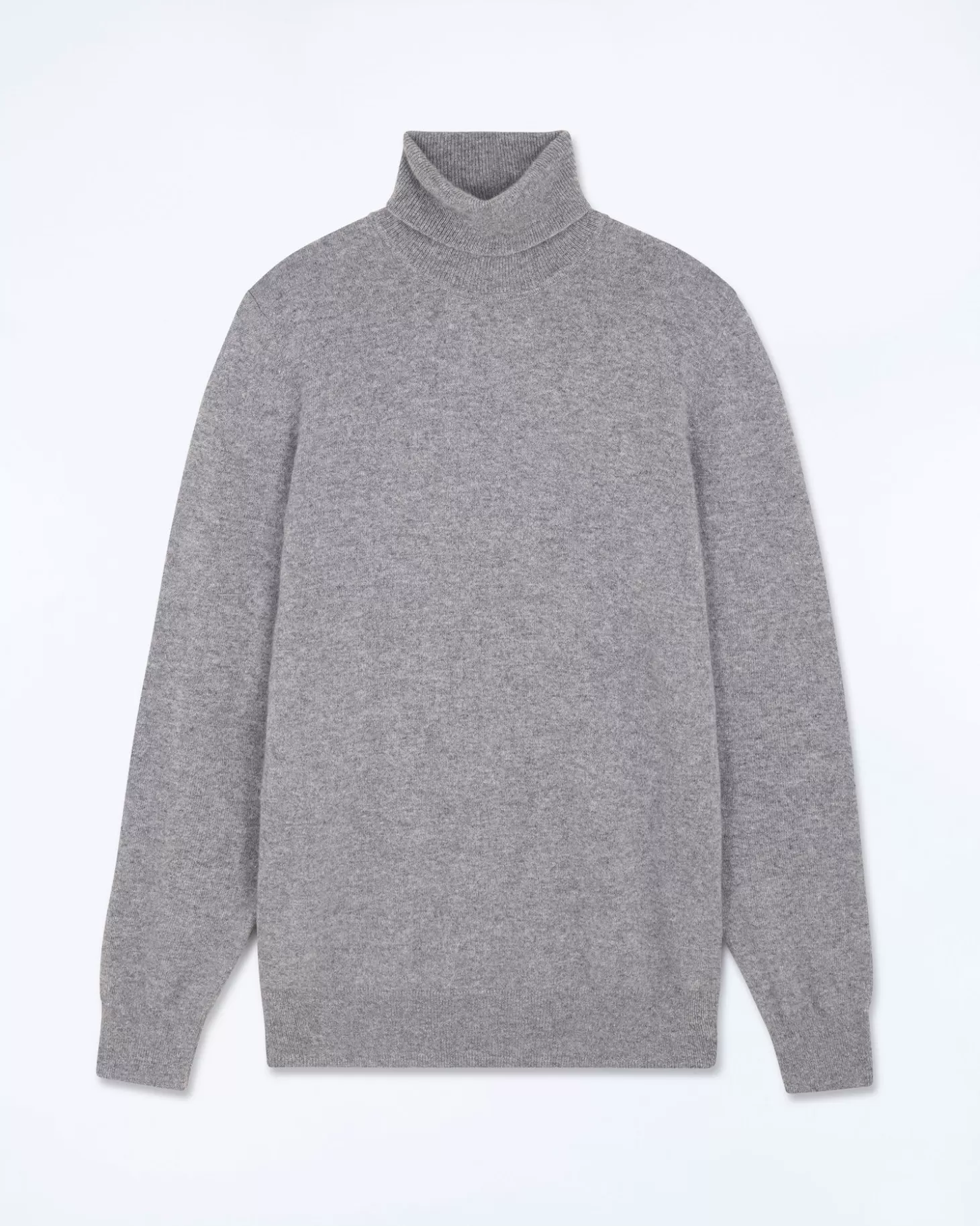 FROM FUTURE Basic Turtleneck Sweater Dark Heather Grey Best