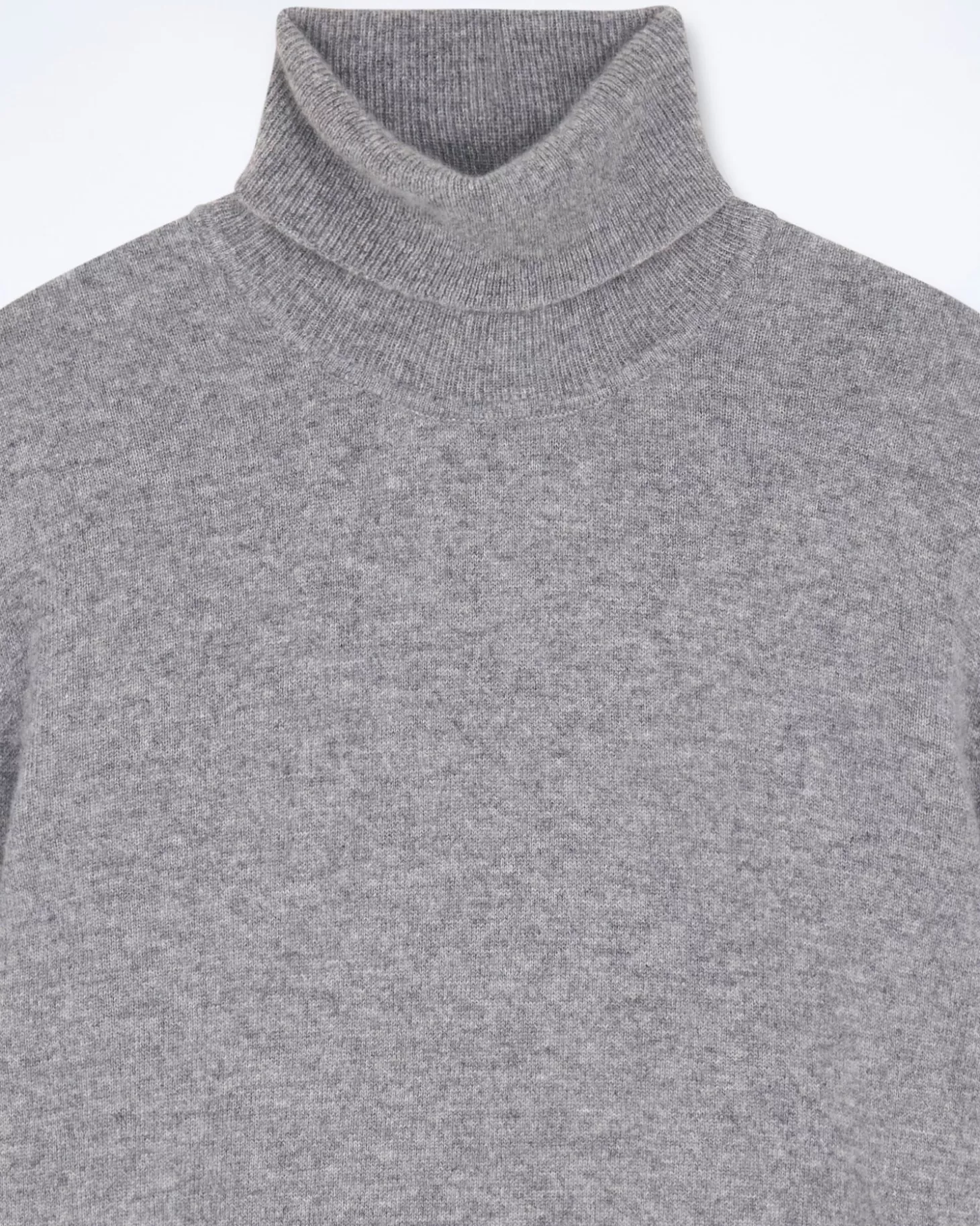 FROM FUTURE Basic Turtleneck Sweater Dark Heather Grey Best