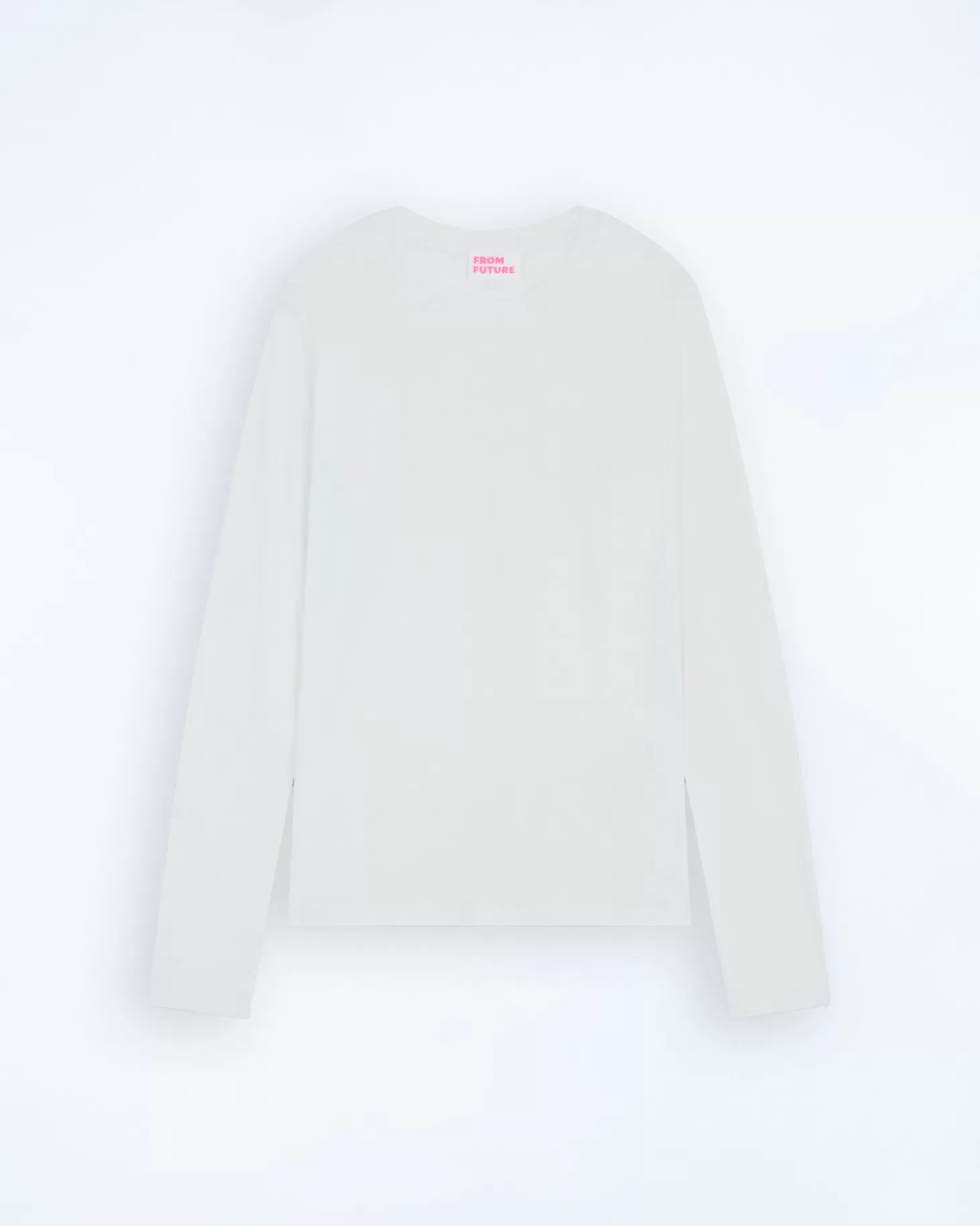 FROM FUTURE Crewneck Long Sleeve T-shirt White Fashion