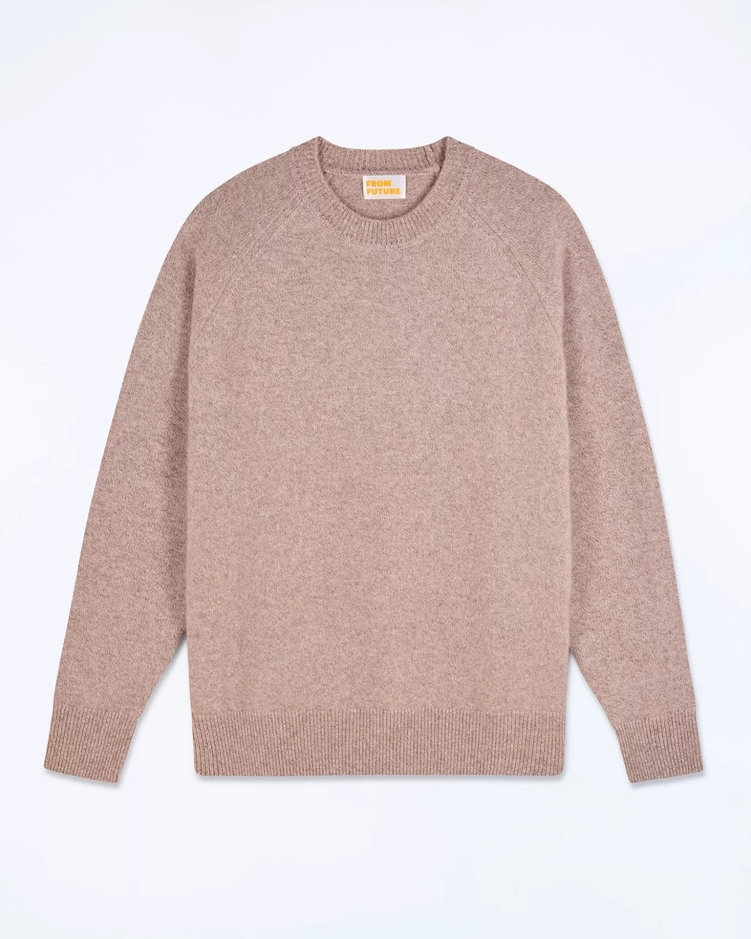 FROM FUTURE Crewneck Raglan Sweater Taupe Online