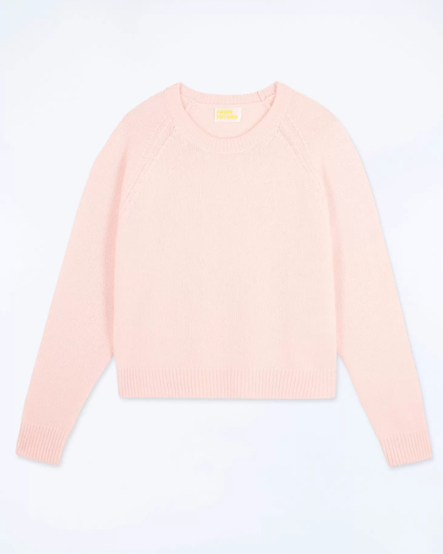 FROM FUTURE Crewneck Raglan Sweater Baby Pink Sale