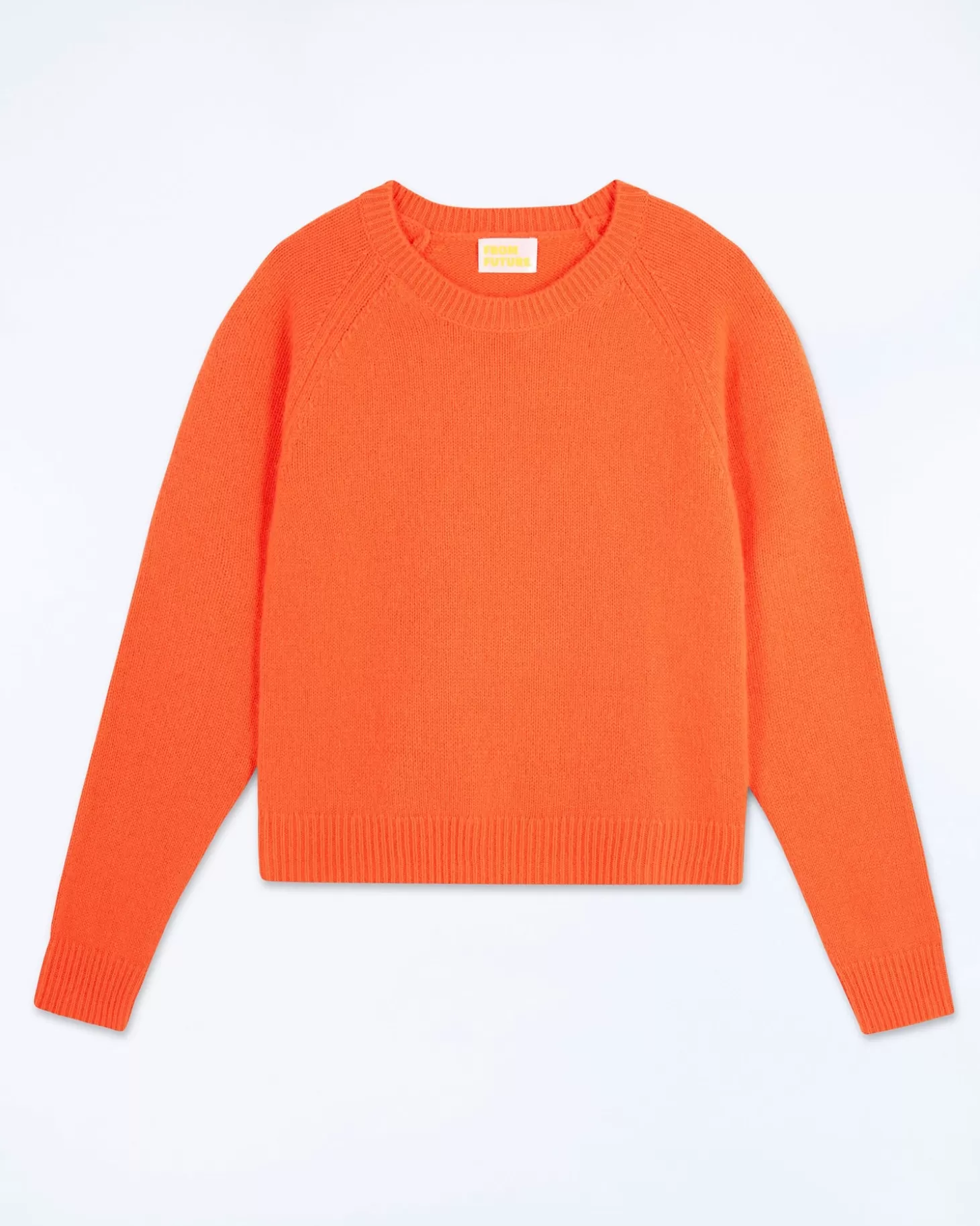 FROM FUTURE Crewneck Raglan Sweater Utopic Orange Shop