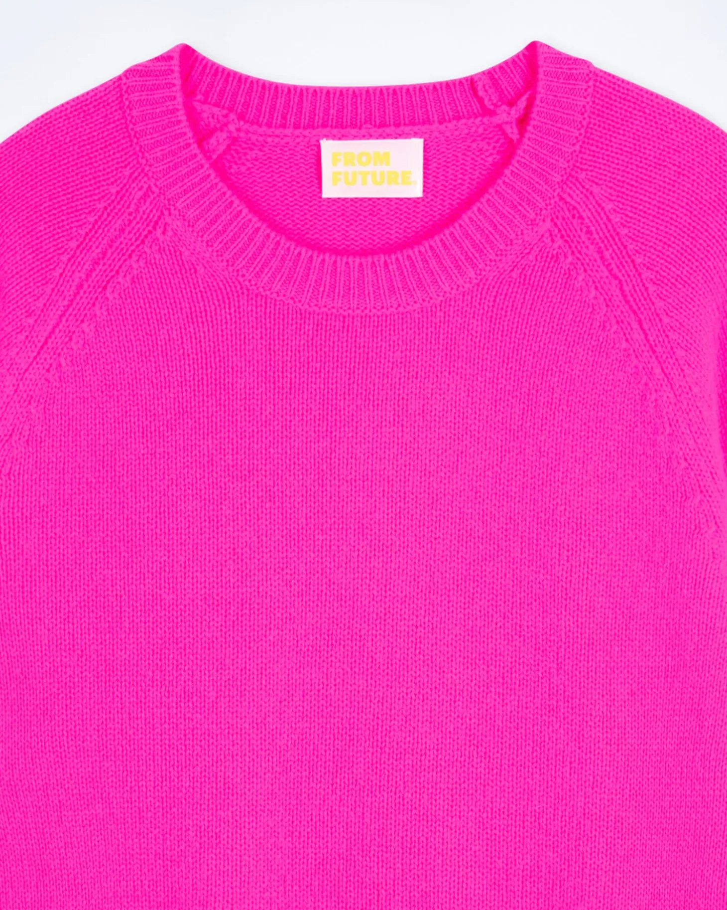 FROM FUTURE Crewneck Raglan Sweater Utopic Pink Flash Sale