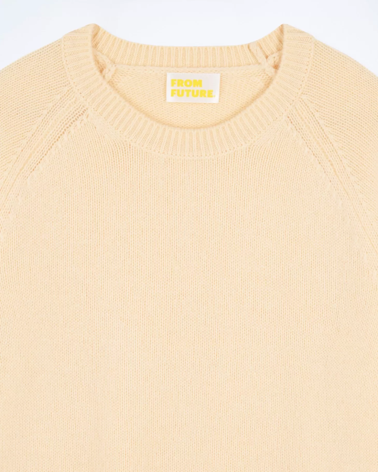 FROM FUTURE Crewneck Raglan Sweater Frozen Yellow Shop