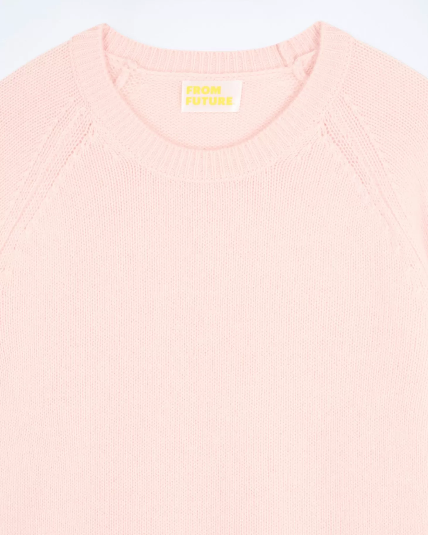 FROM FUTURE Crewneck Raglan Sweater Baby Pink Sale