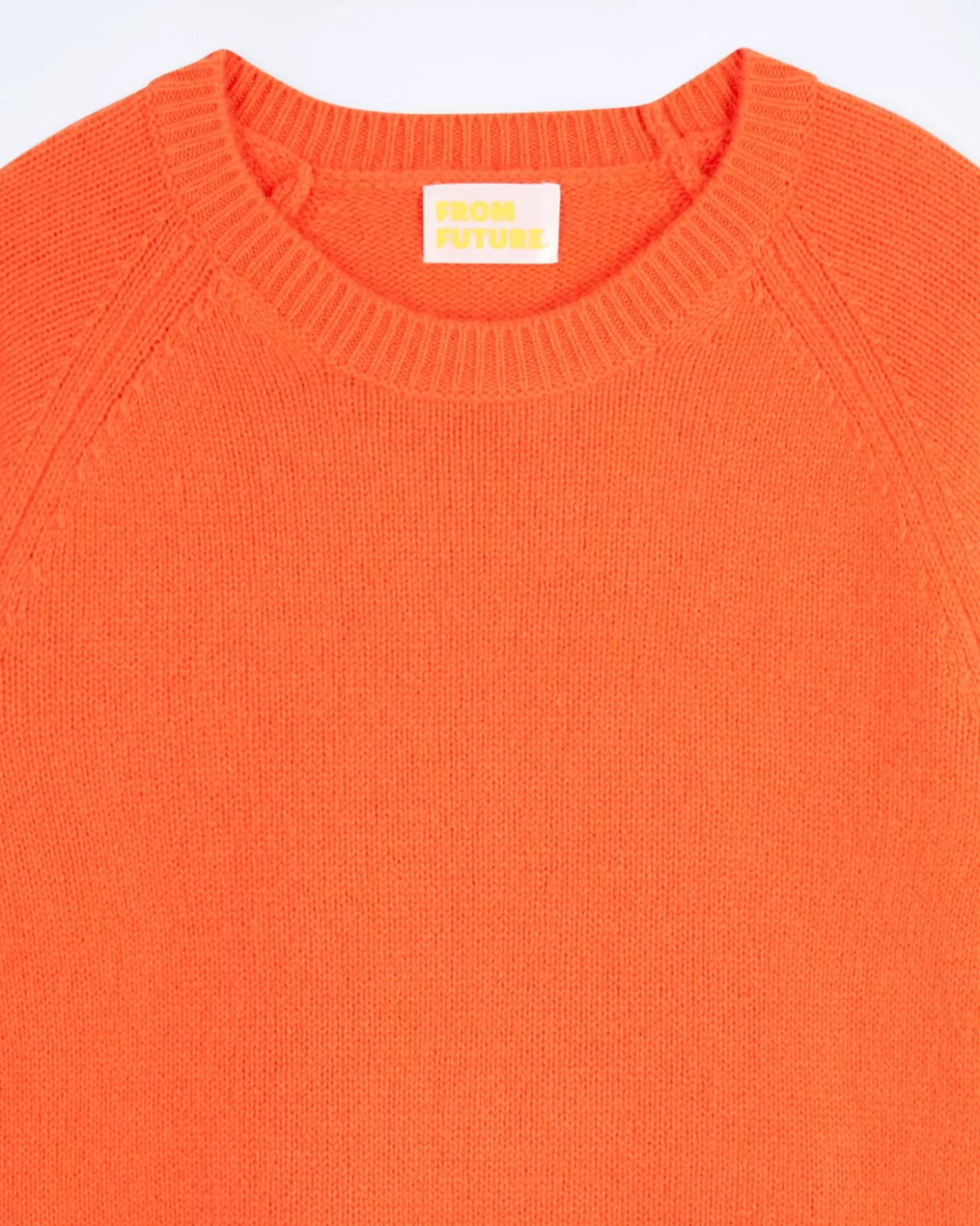 FROM FUTURE Crewneck Raglan Sweater Utopic Orange Shop