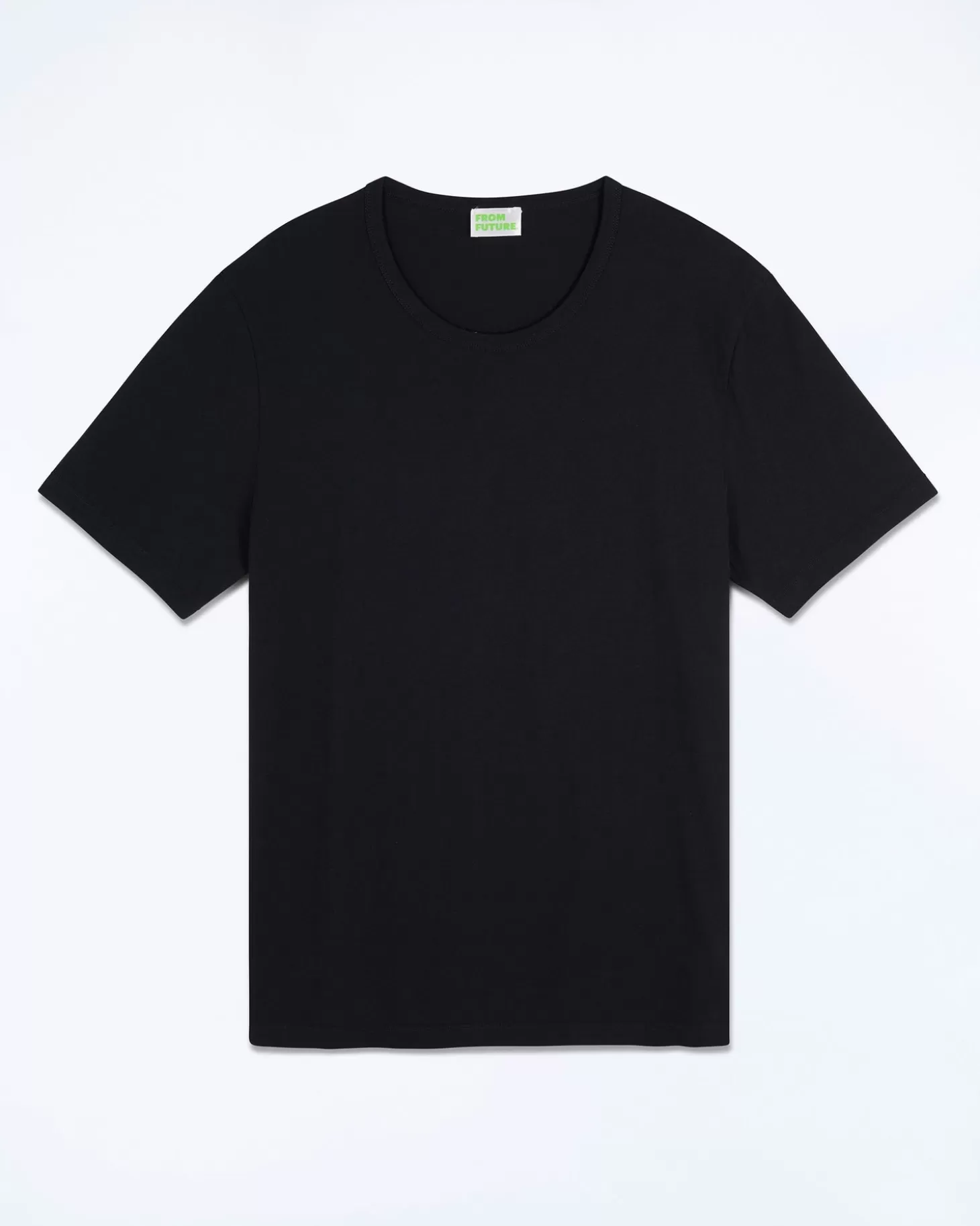 FROM FUTURE Crewneck Short Sleeve T-shirt Black Best Sale