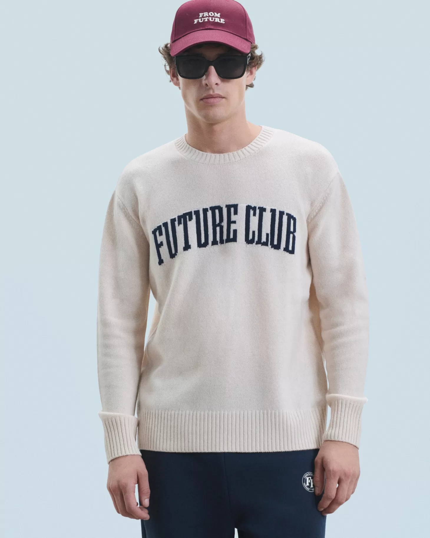 FROM FUTURE Crewneck Sweater Sand Shop