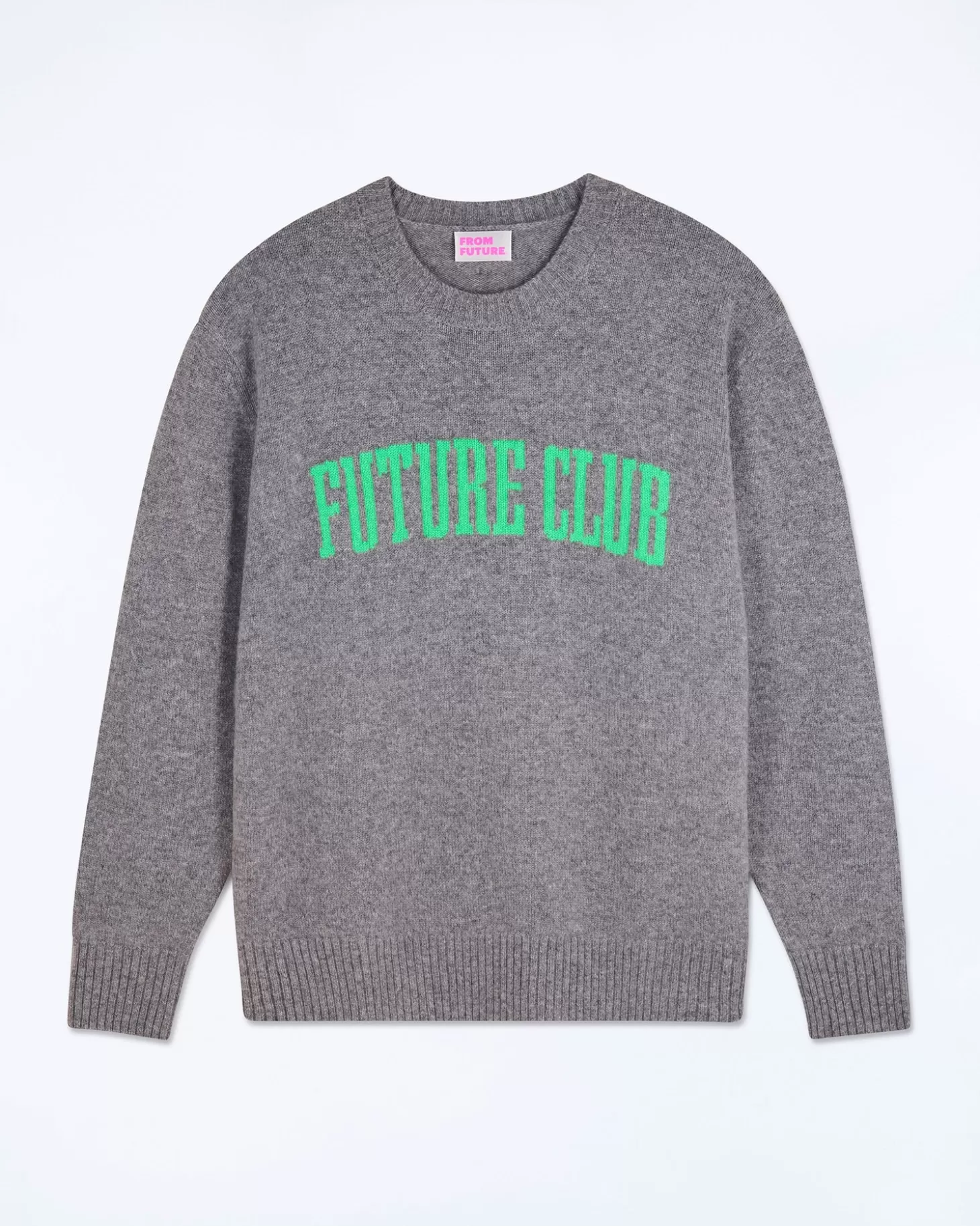 FROM FUTURE Crewneck Sweater Dark Heather Gray Cheap