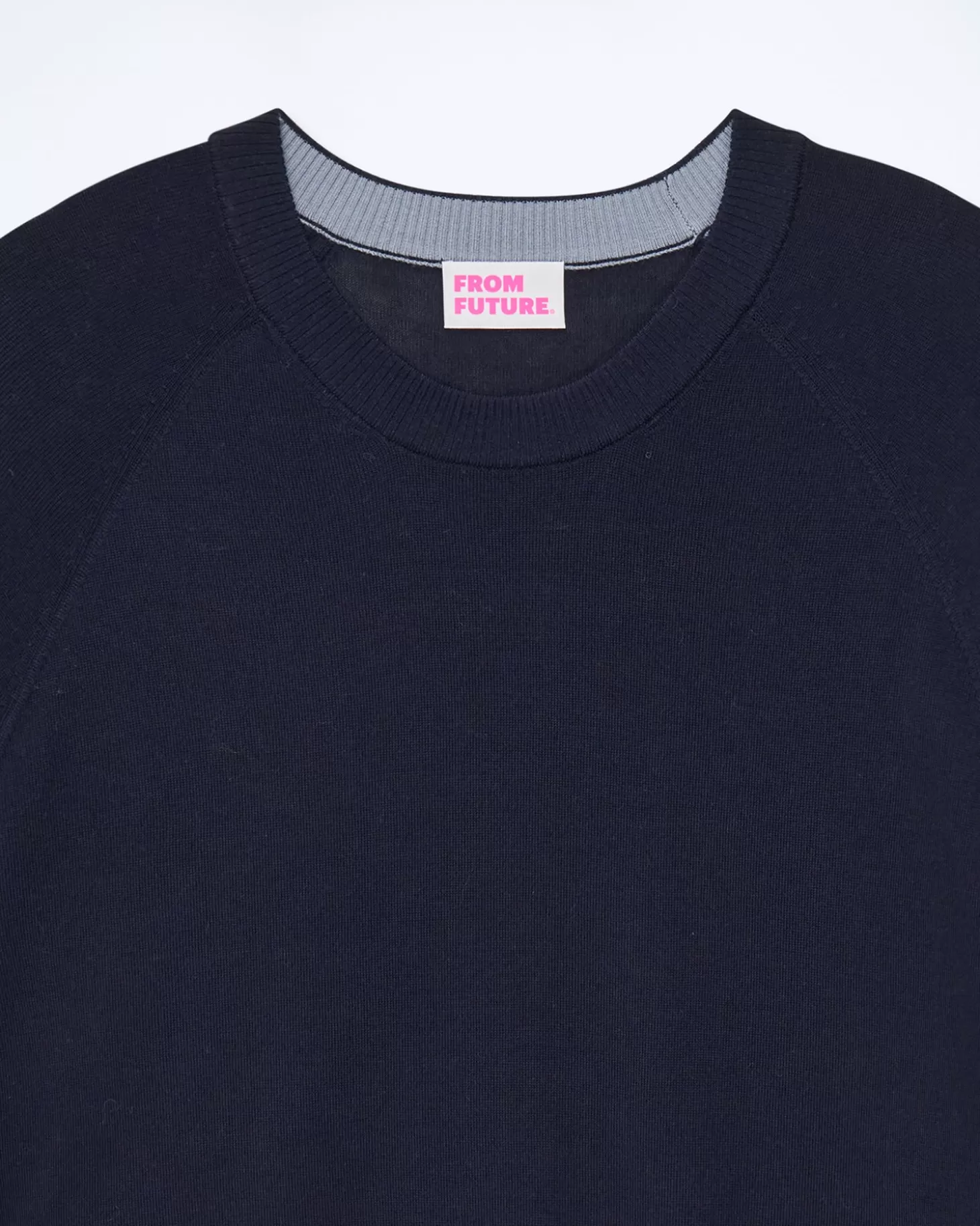 FROM FUTURE Crewneck Sweater Navy Discount