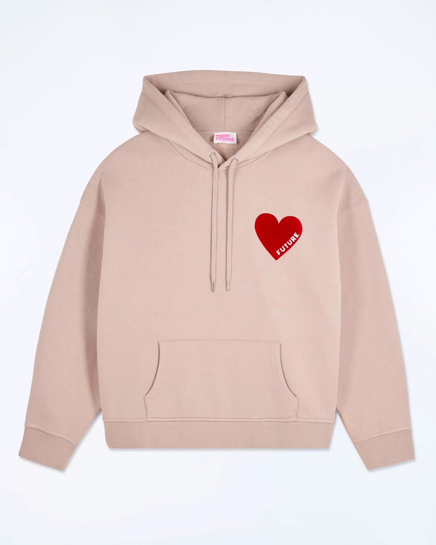 FROM FUTURE Heart Hoodie Sweatshirt Iced Sand Flash Sale