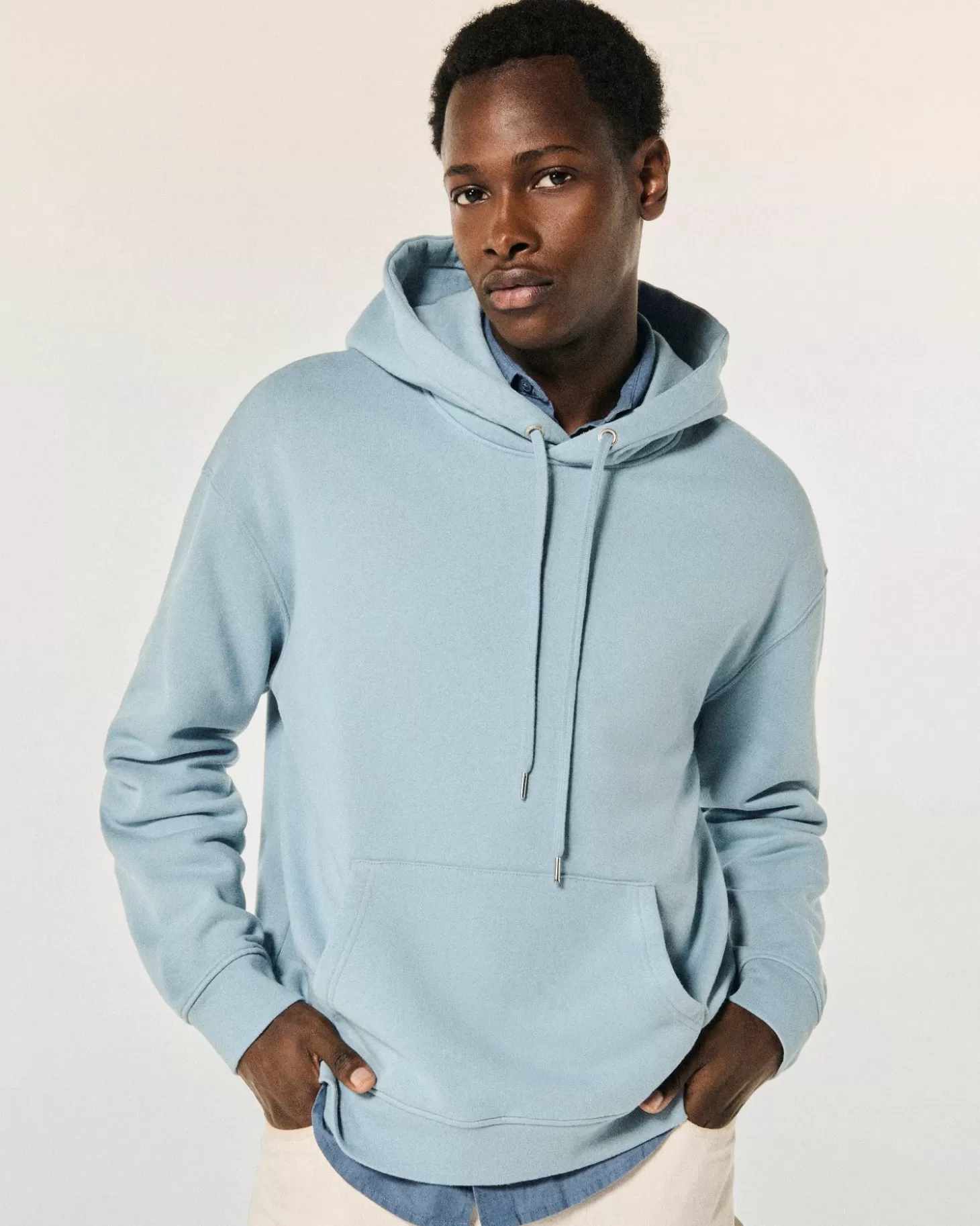 FROM FUTURE Hoodie Sweatshirt Grey Blue Cheap