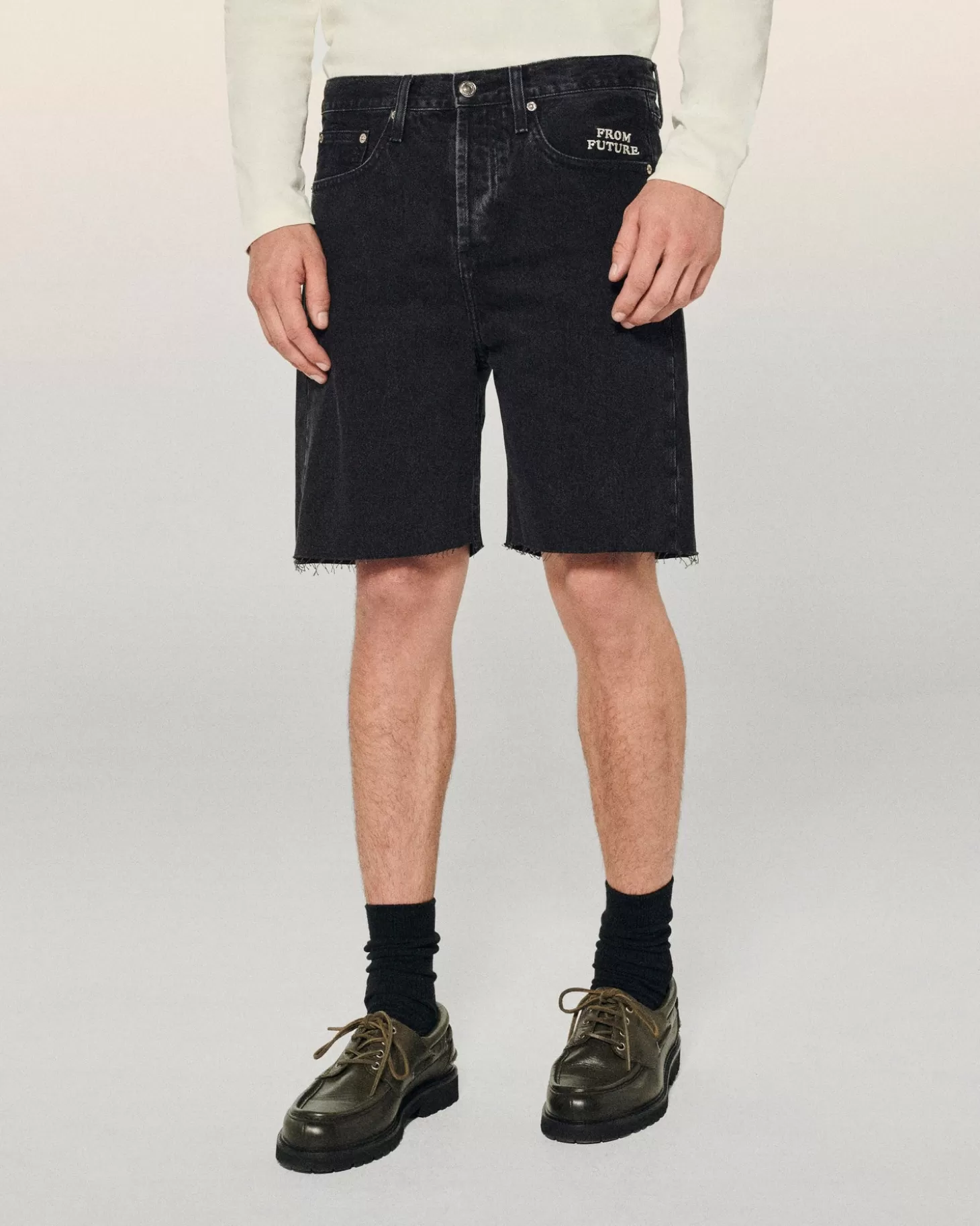 FROM FUTURE JACK Jean Shorts Black Best