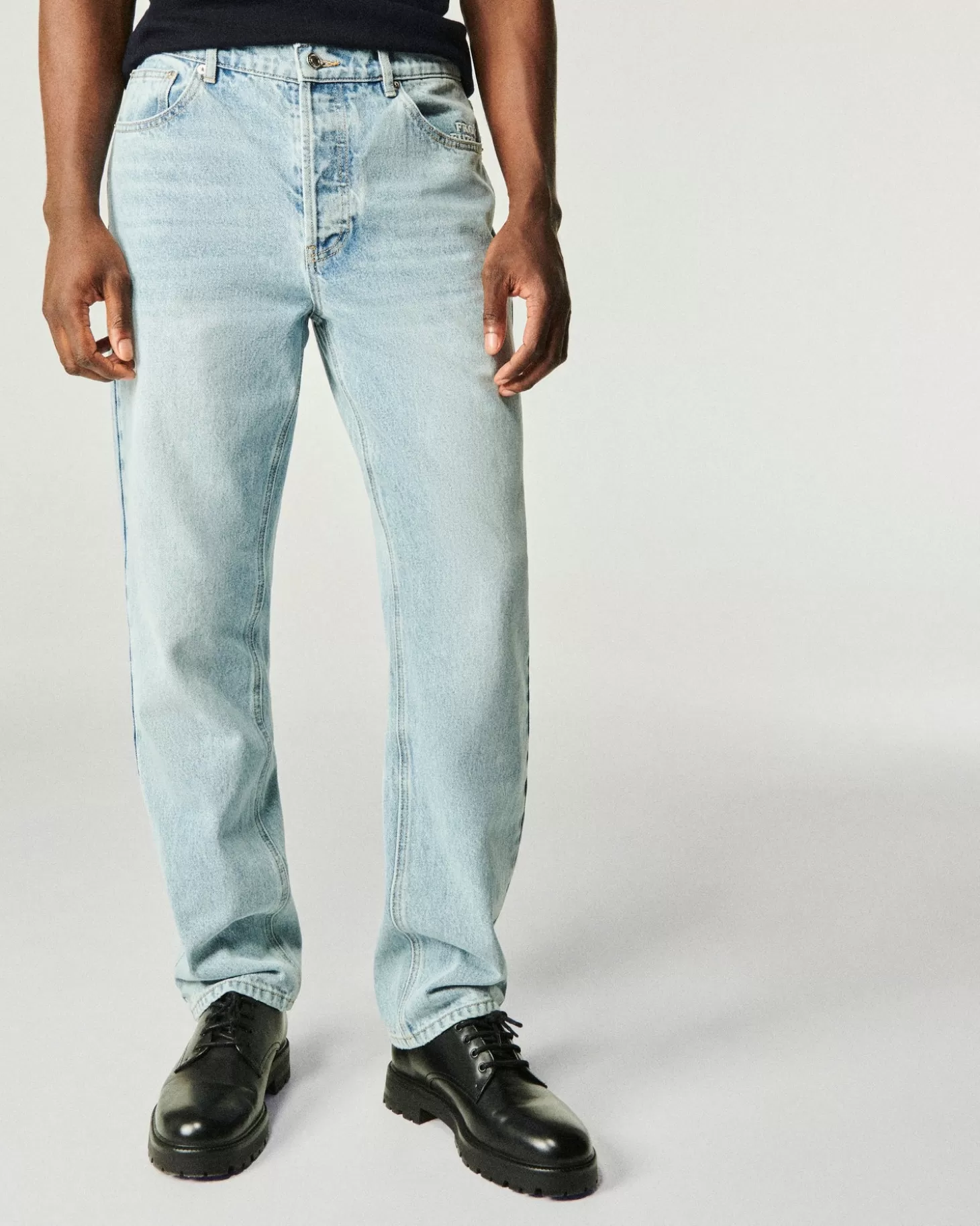 FROM FUTURE Josh Baggy Jeans Light Blue Flash Sale