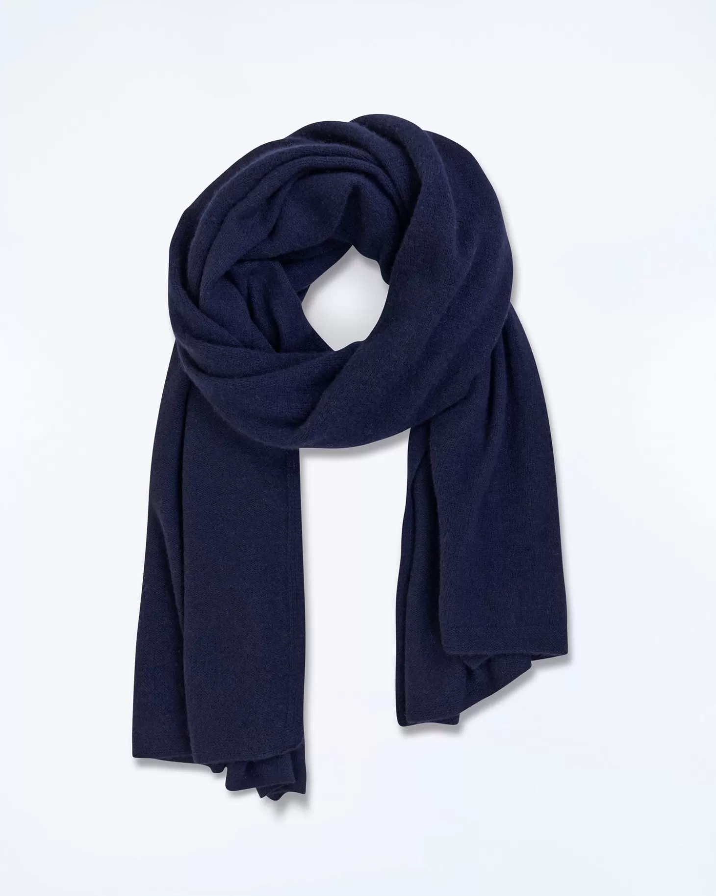 FROM FUTURE Large Lightweight Scarf Navy Best Sale