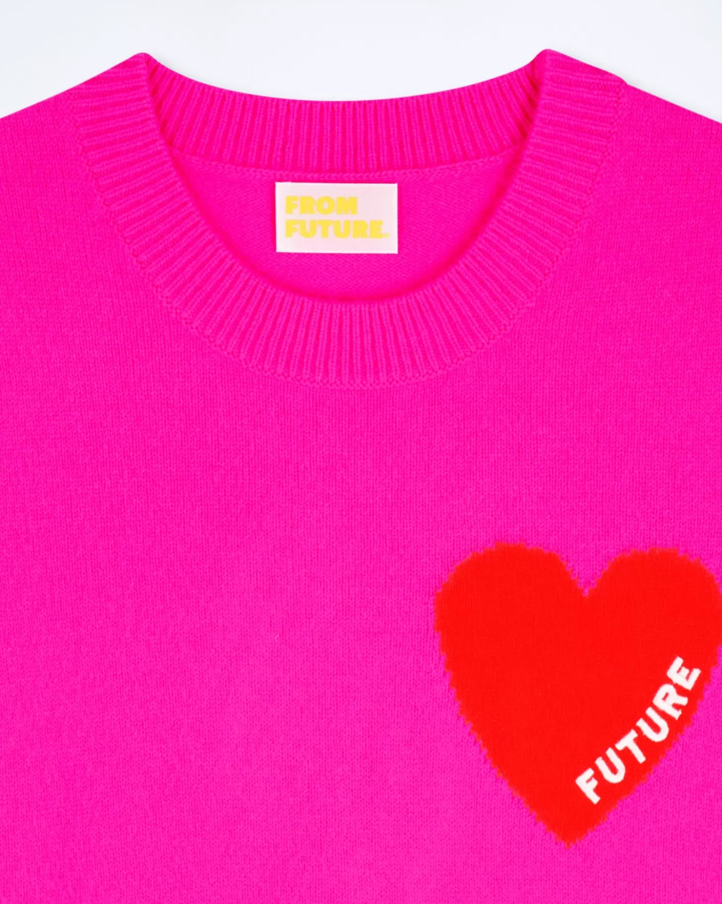 FROM FUTURE Light Heart Sleeveless Sweater Utopic Pink Cheap