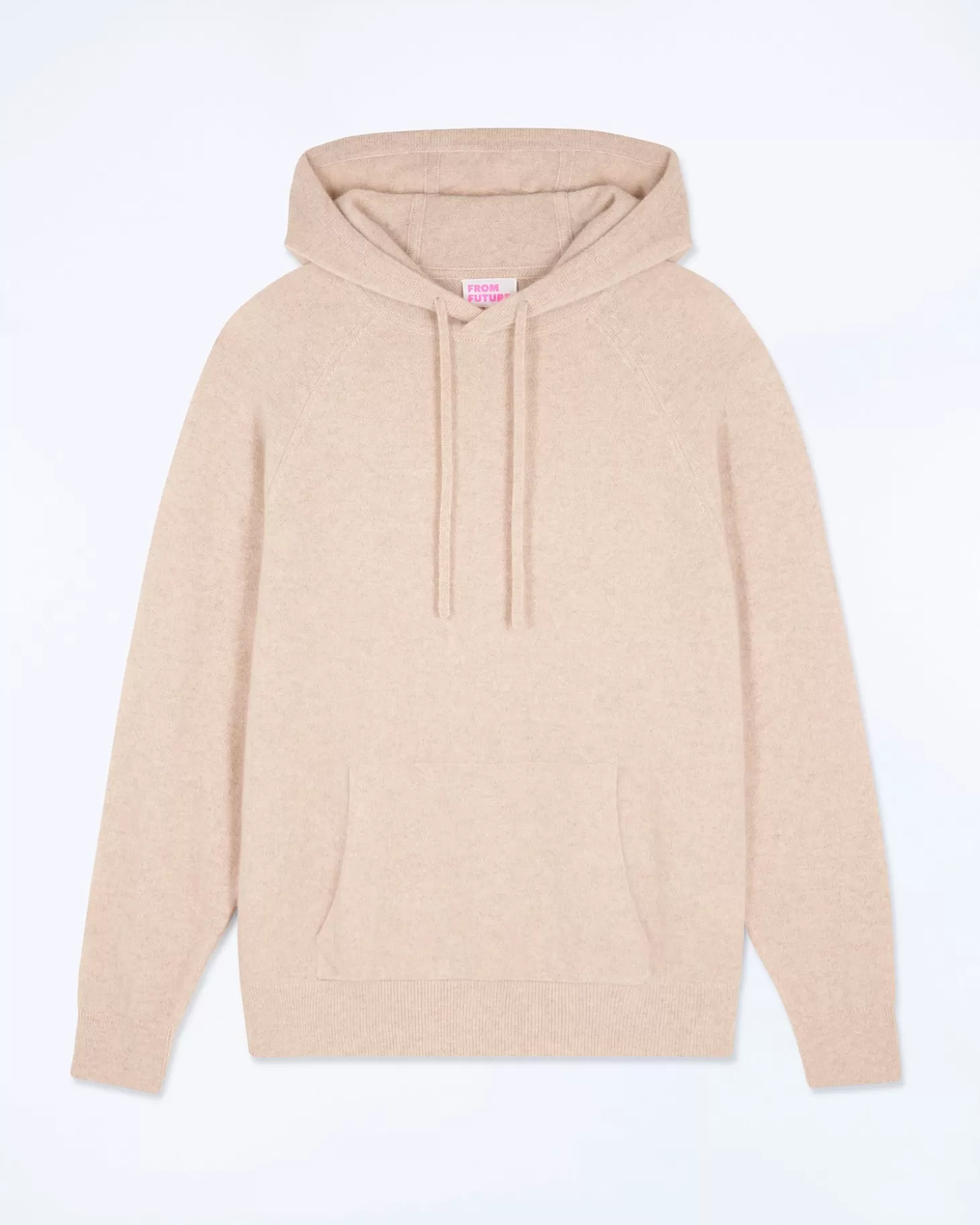 FROM FUTURE Lightweight Oversized Hoodie Sweater Heather Beige Sale