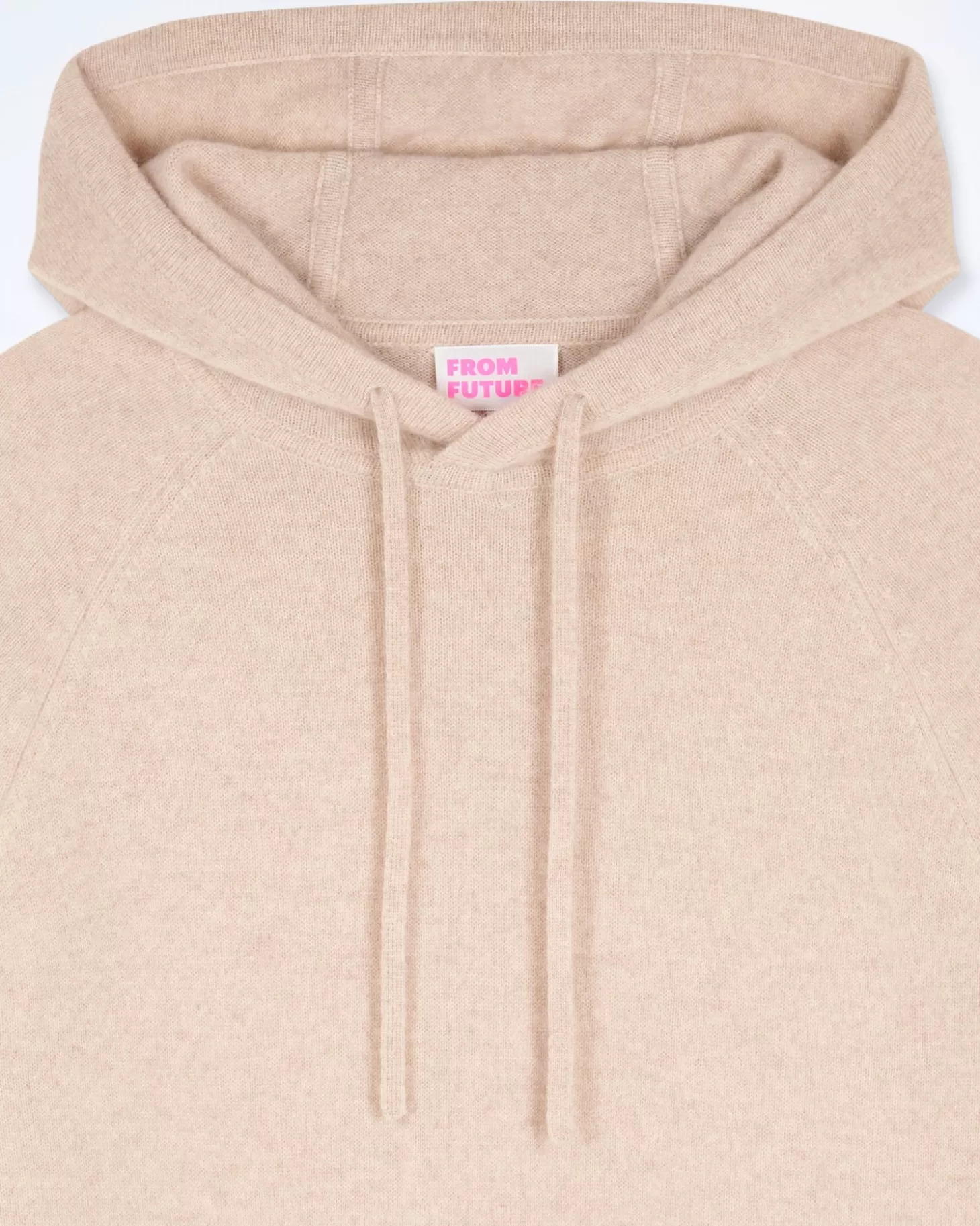 FROM FUTURE Lightweight Oversized Hoodie Sweater Heather Beige Sale