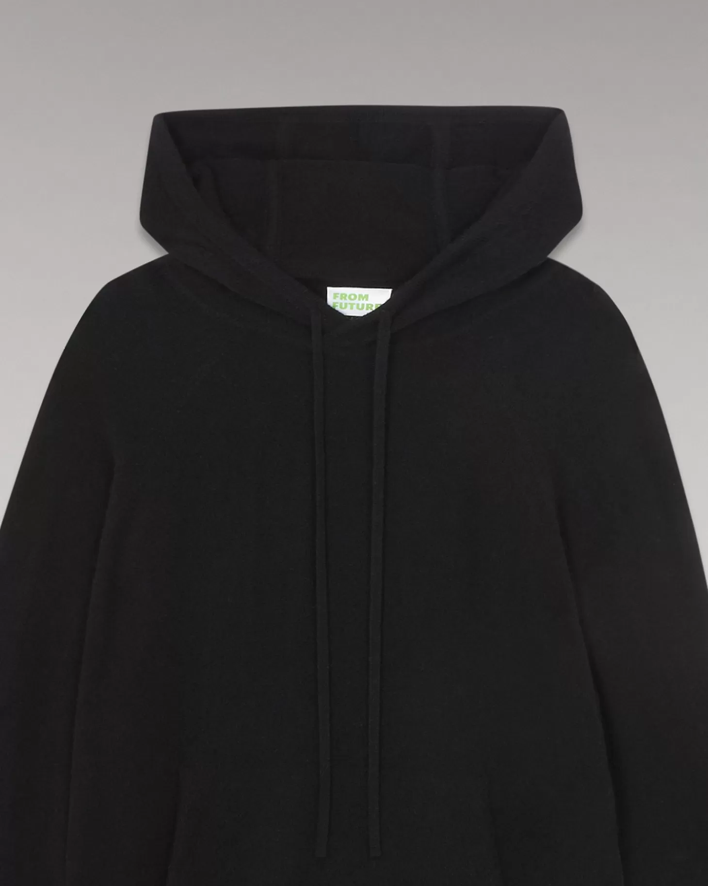 FROM FUTURE Lightweight Oversized Hoodie Sweater Black Cheap