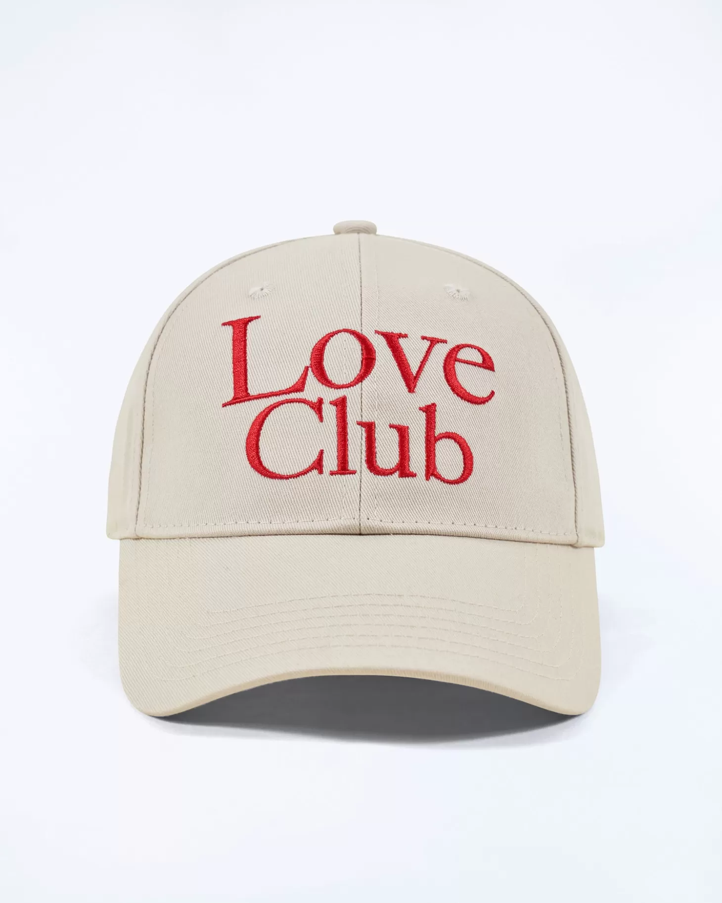 FROM FUTURE Love Club Curved Visor Cap Desert Sand Cheap