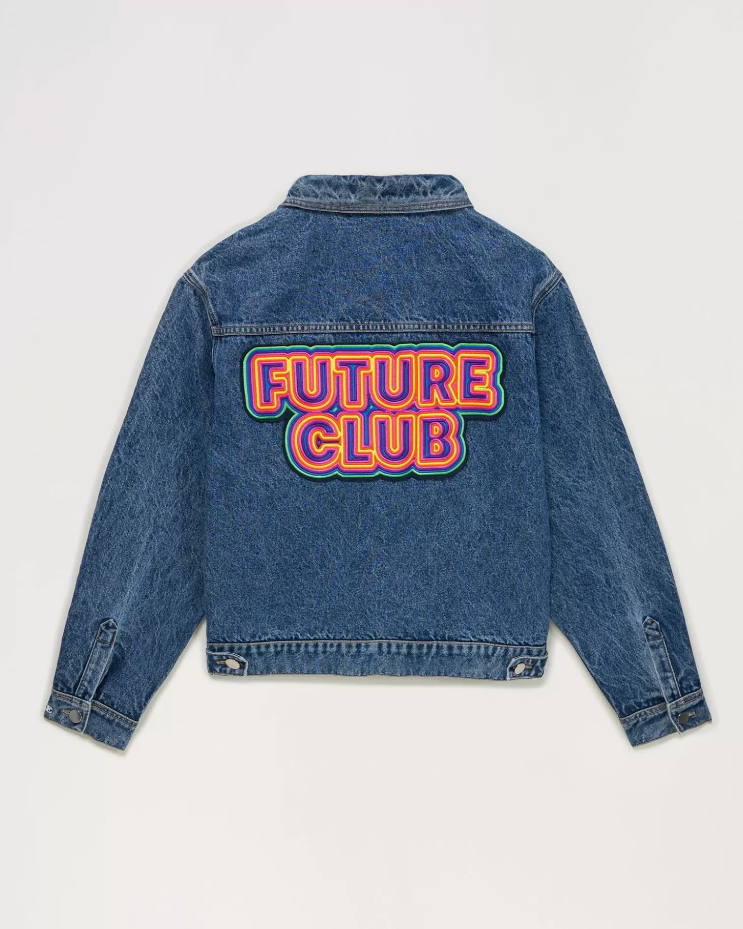 FROM FUTURE Neon Future Club Jacket Dark Blue Discount