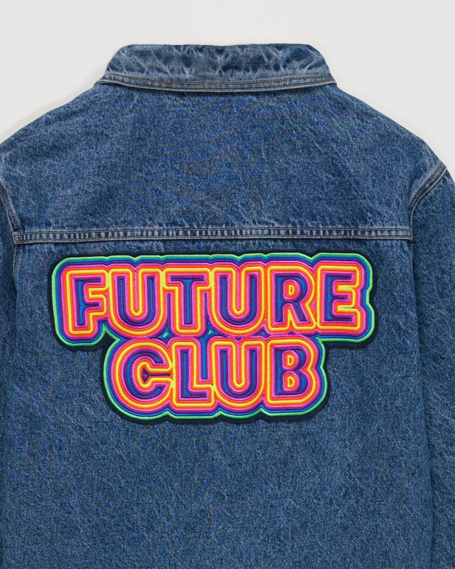 FROM FUTURE Neon Future Club Jacket Dark Blue Discount