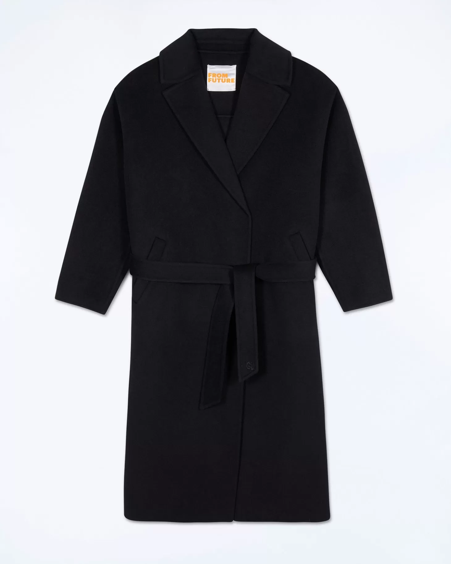 FROM FUTURE Outerwear Coat Black Cheap