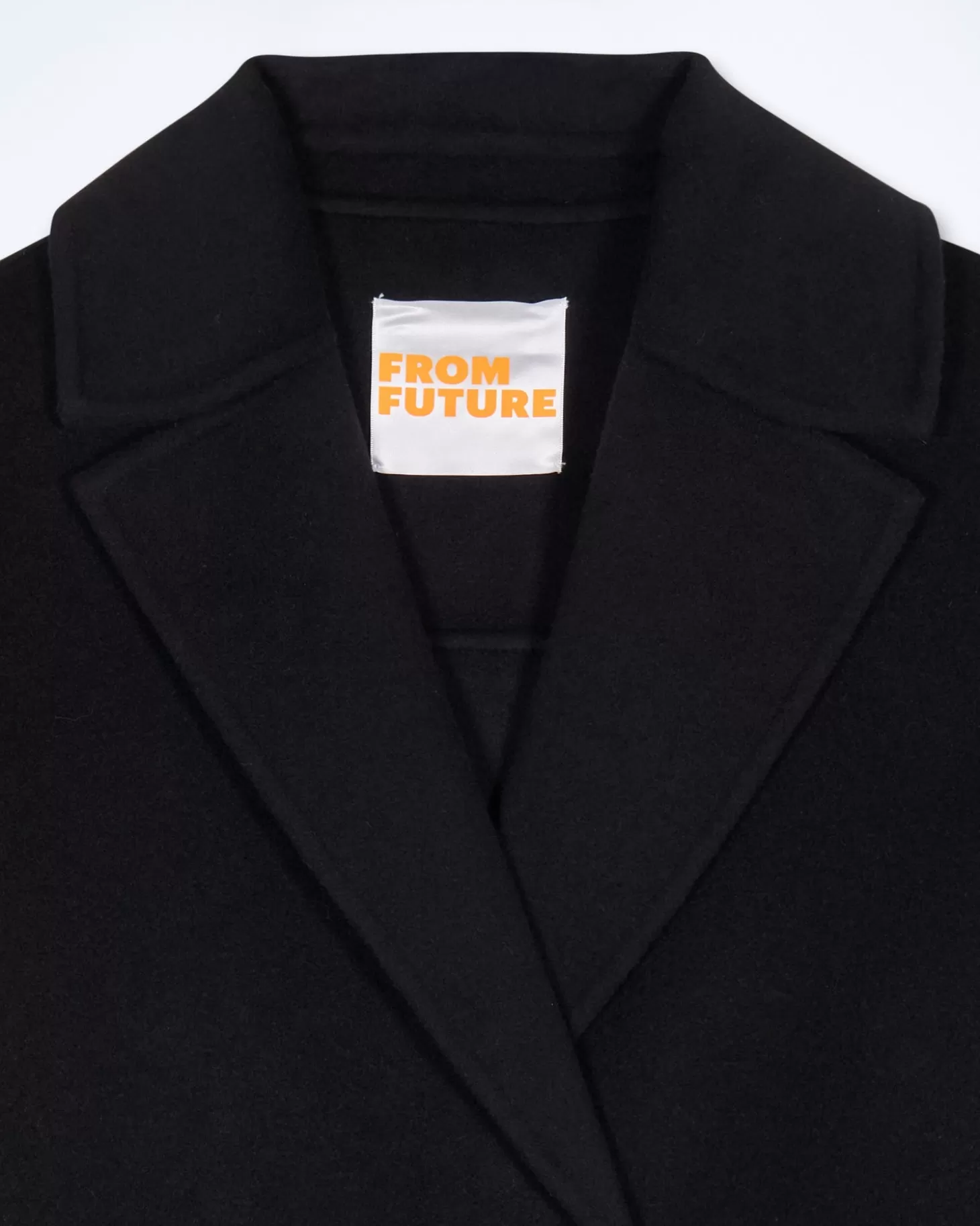 FROM FUTURE Outerwear Coat Black Cheap