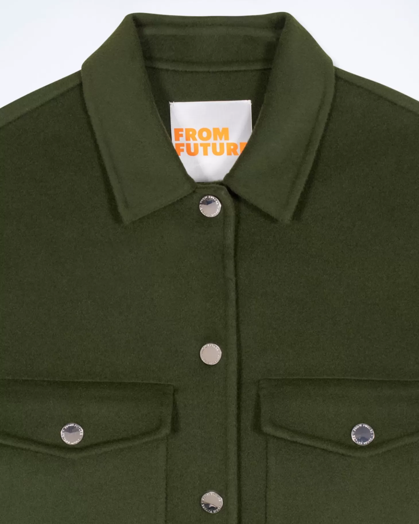 FROM FUTURE Outerwear Jacket Khaki Flash Sale