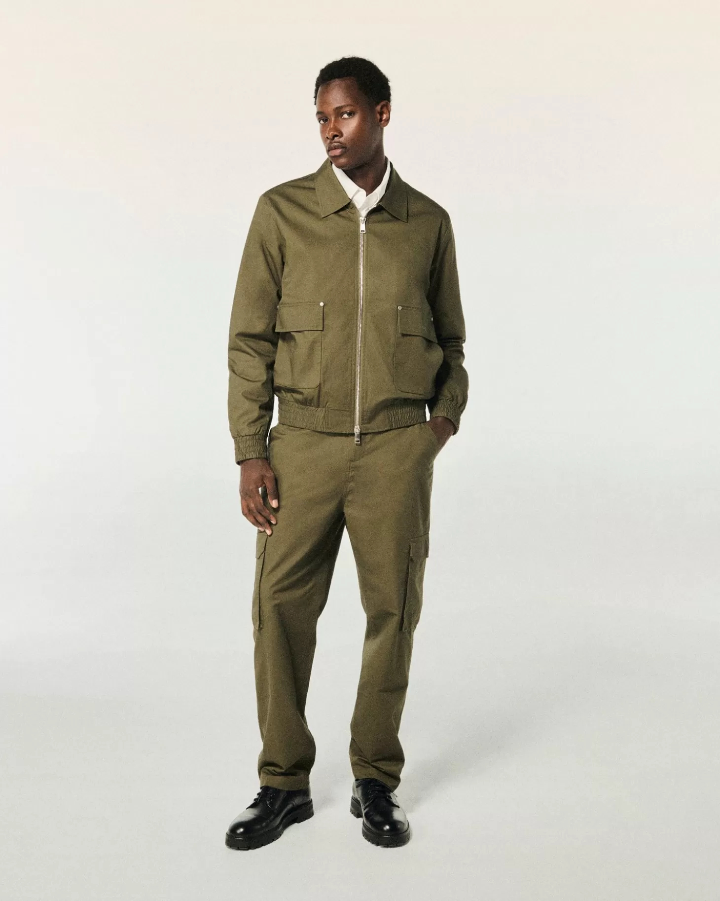 FROM FUTURE Outerwear Jacket Khaki Online