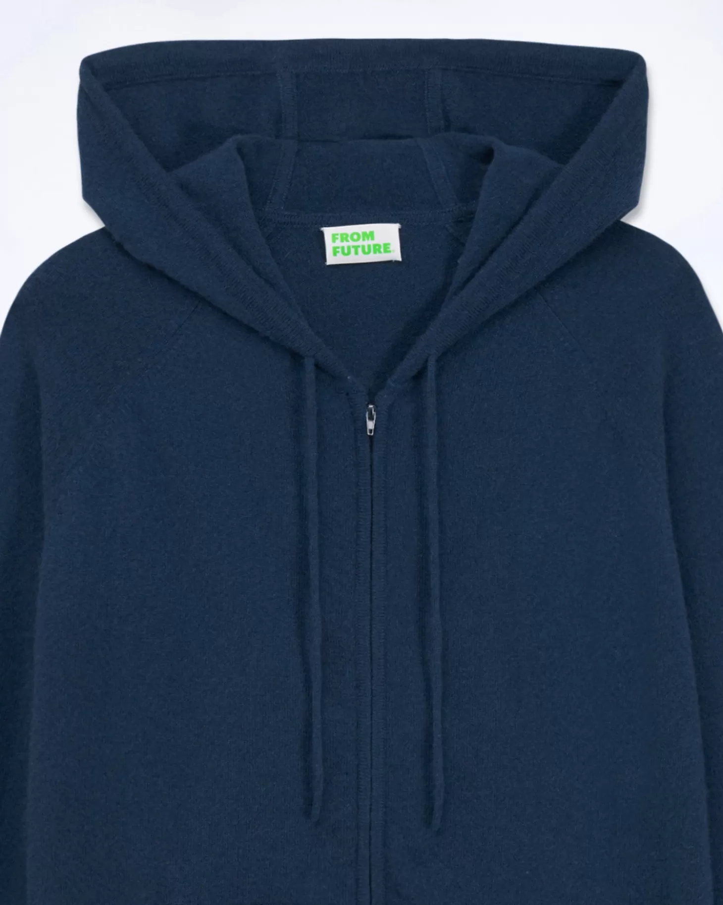 FROM FUTURE Plain Hoodie Sweater Midnight Blue Hot