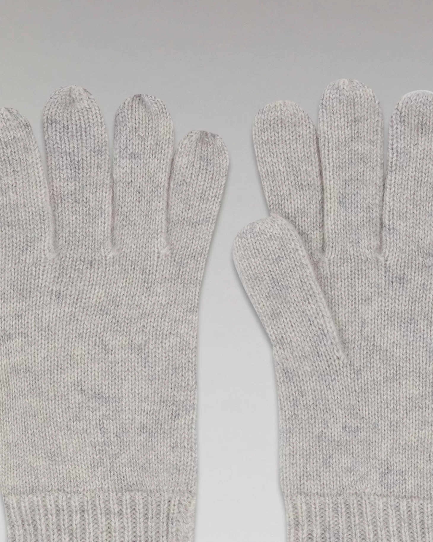 FROM FUTURE Regular Basic Gloves Light Heather Gray Hot