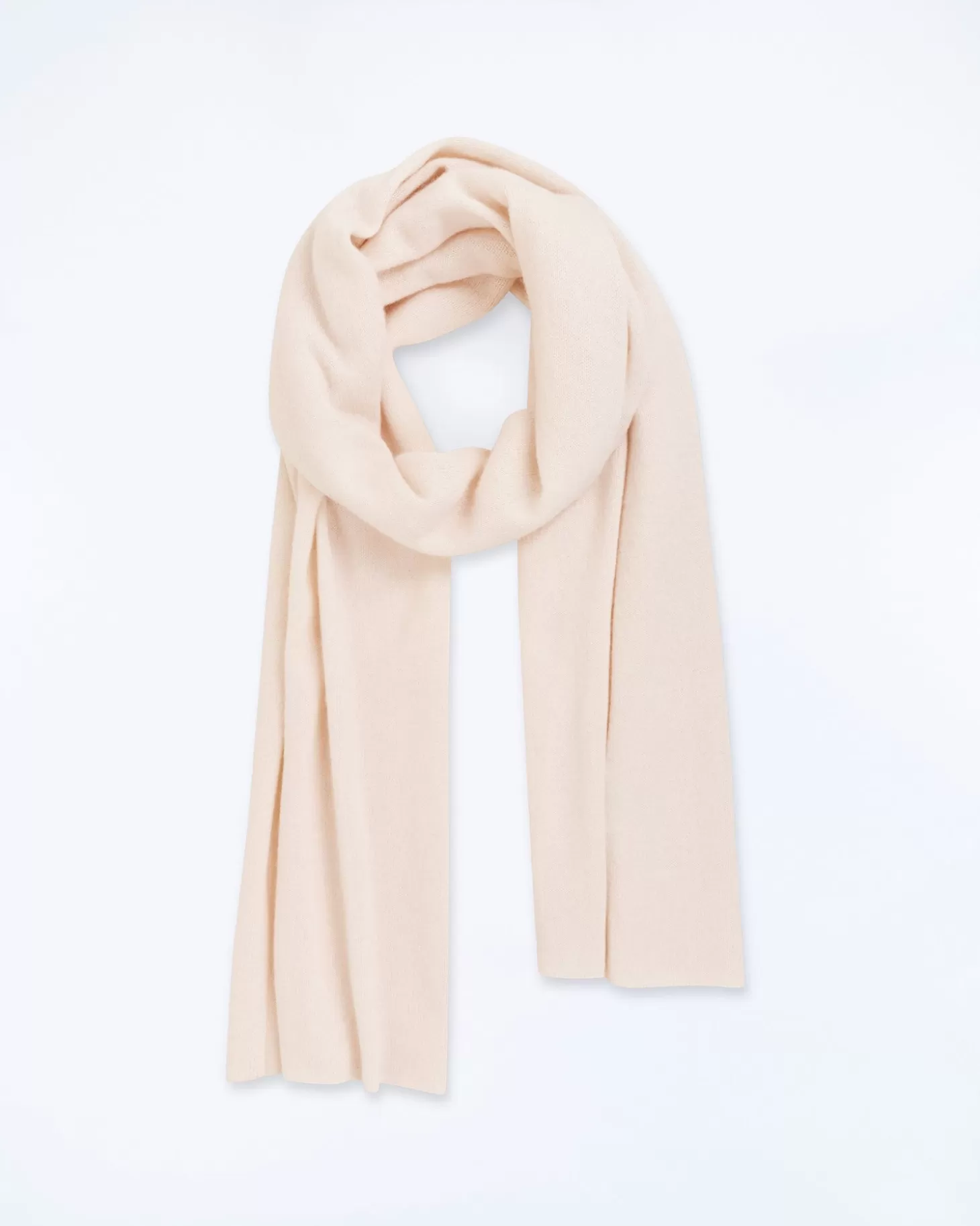 FROM FUTURE Regular Basic Scarf White Outlet