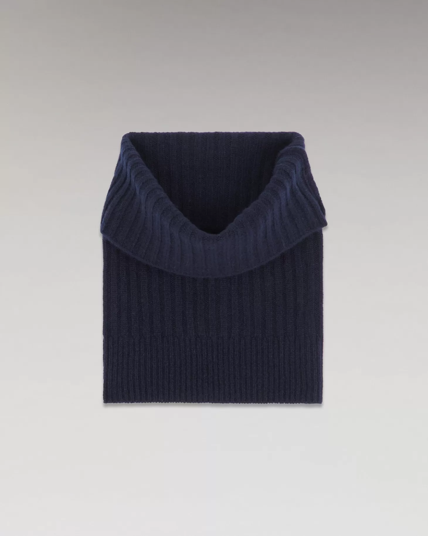 FROM FUTURE Regular Ribbed Collar Navy Cheap