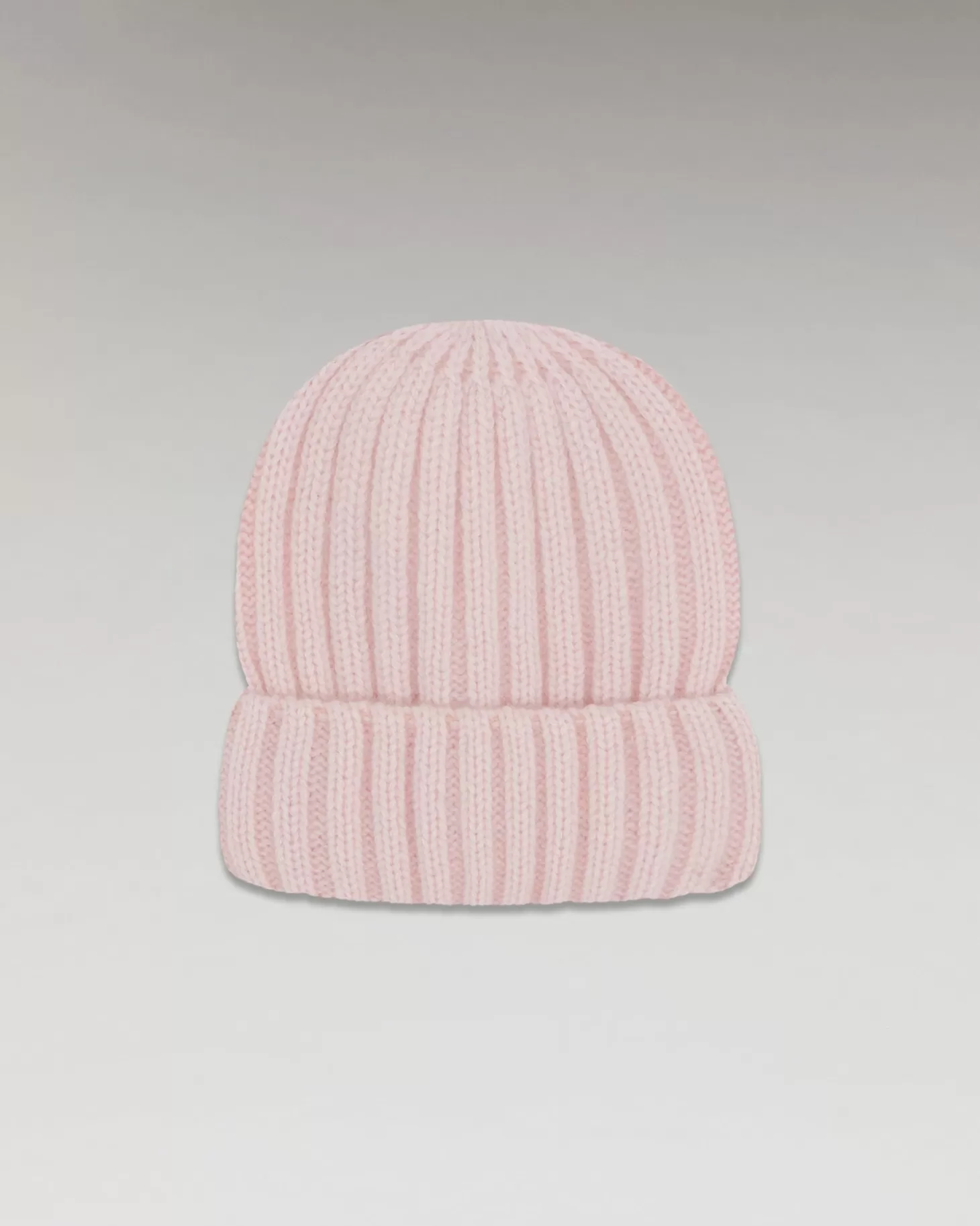 FROM FUTURE Ribbed Cuffed Beanie Powdery Pink Hot