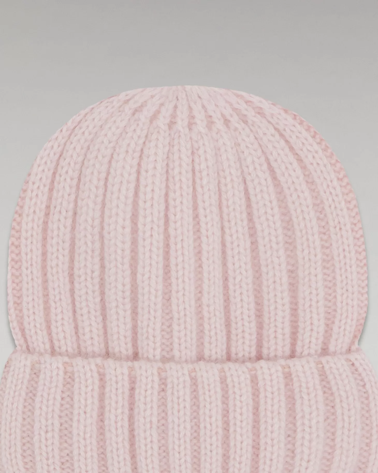 FROM FUTURE Ribbed Cuffed Beanie Powdery Pink Hot