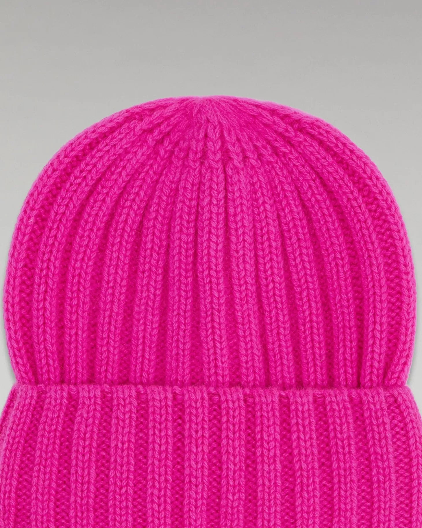 FROM FUTURE Ribbed Cuffed Beanie Disco Pink Best