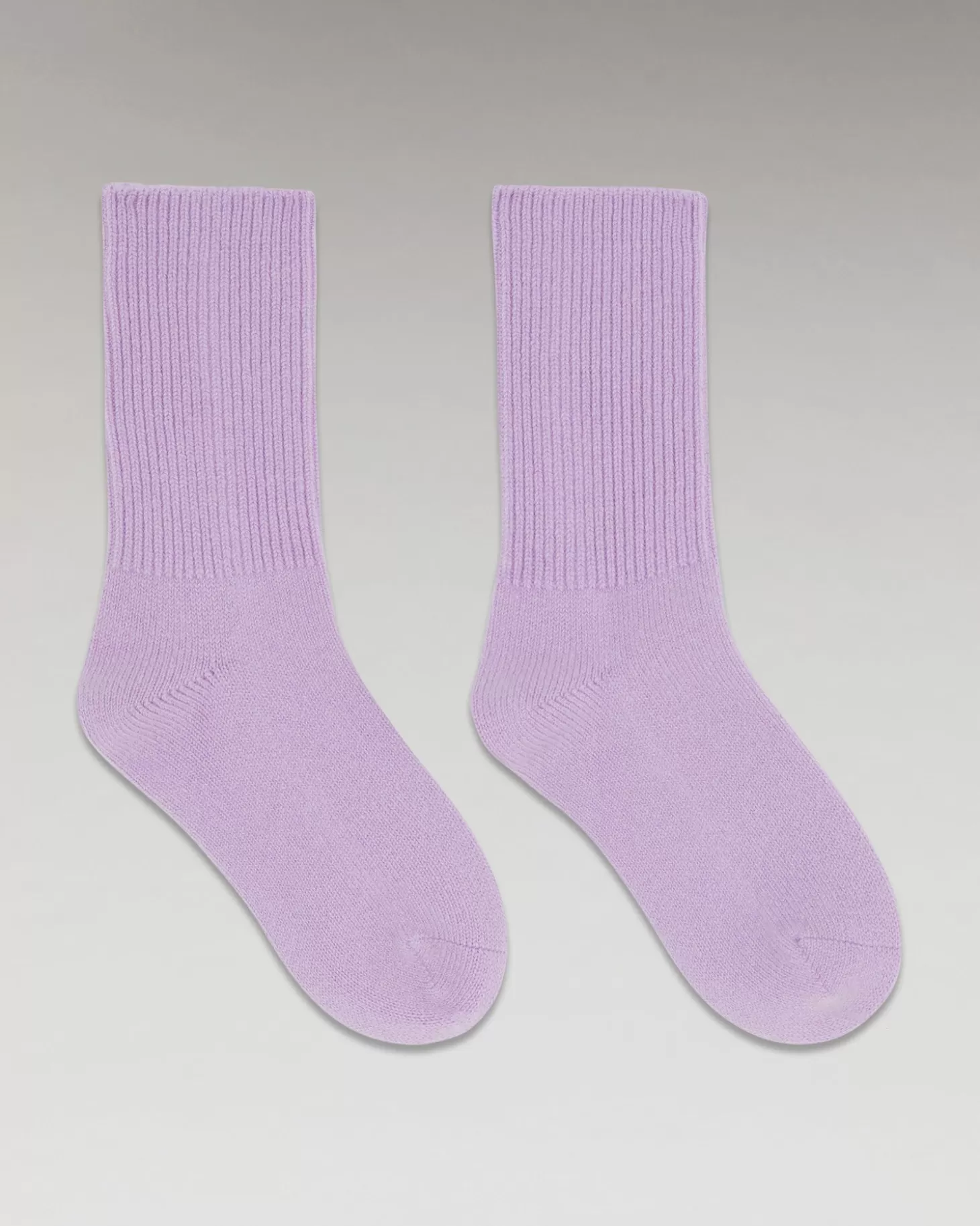 FROM FUTURE Ribbed Mid-High Socks Sweet Lilac Best Sale