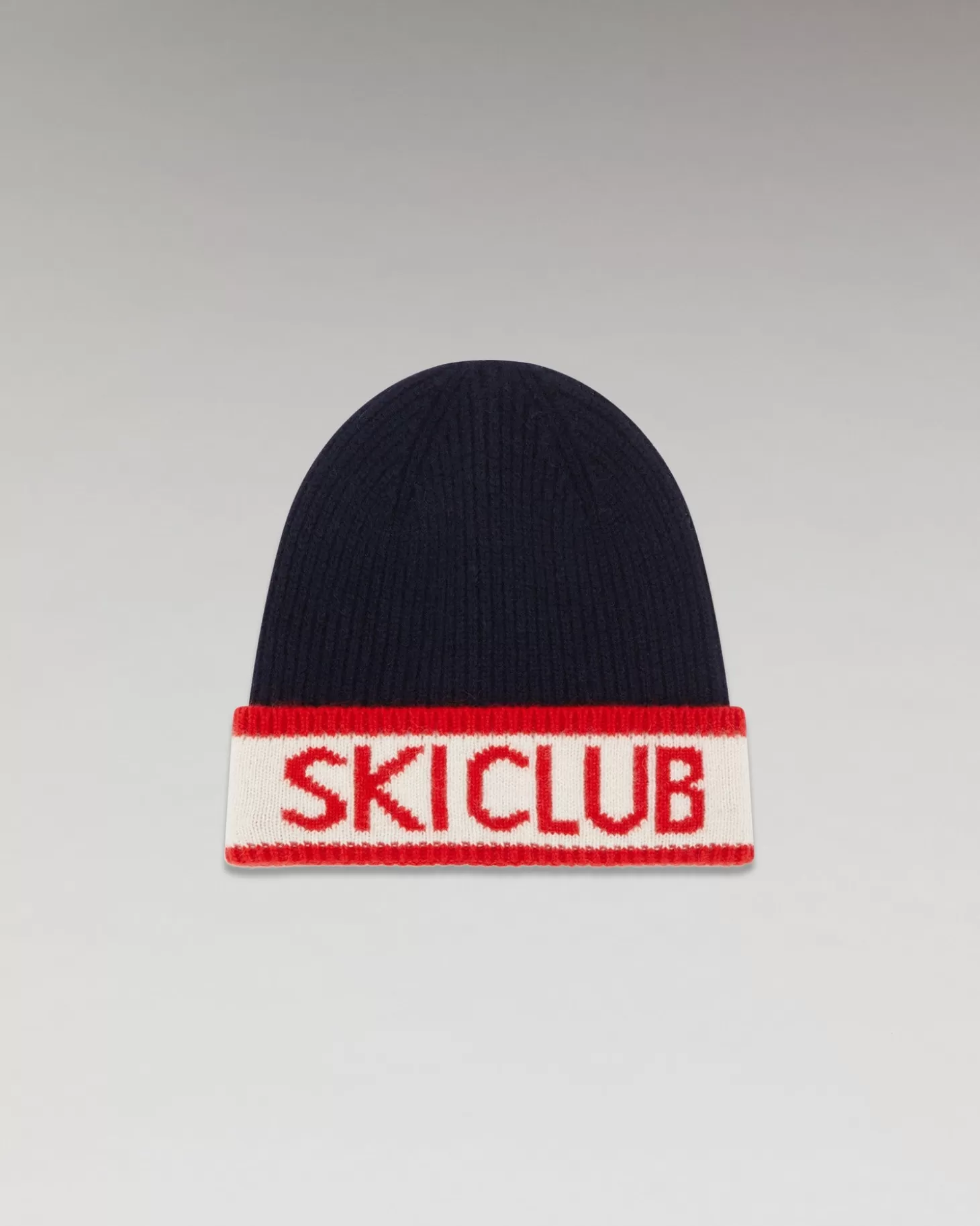 FROM FUTURE Ski Club Cuffed Beanie Navy Sale