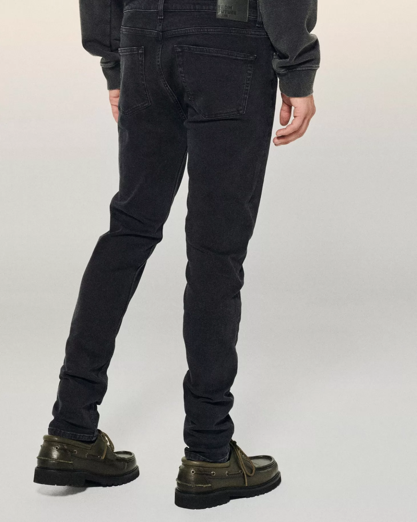 FROM FUTURE Skinny John Jeans Washed Black Best Sale