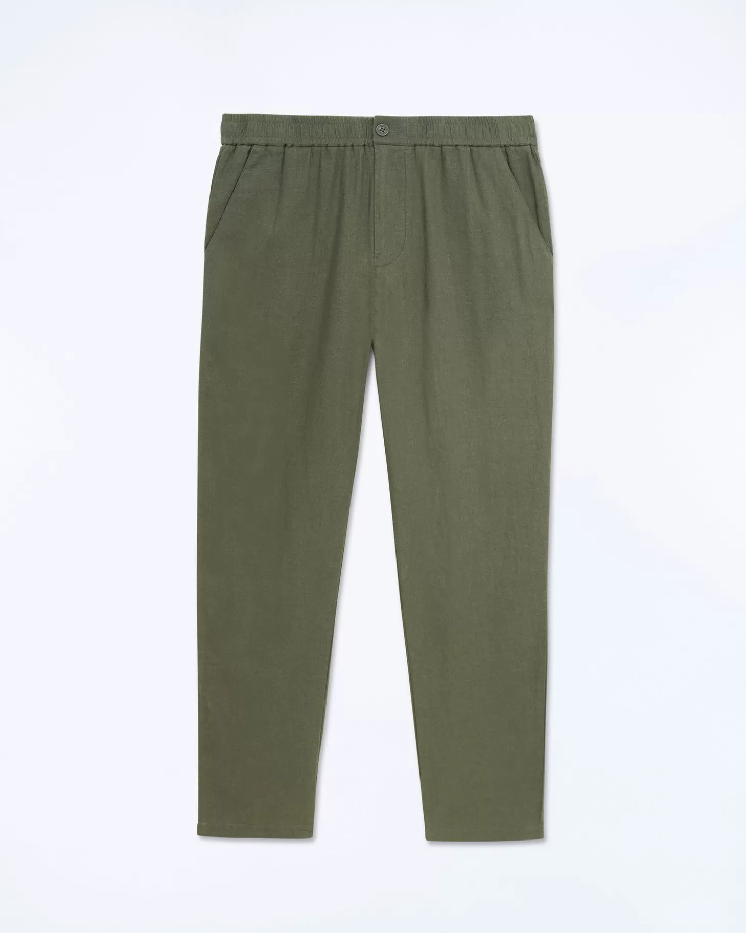 FROM FUTURE Straight Pants Khaki Sale