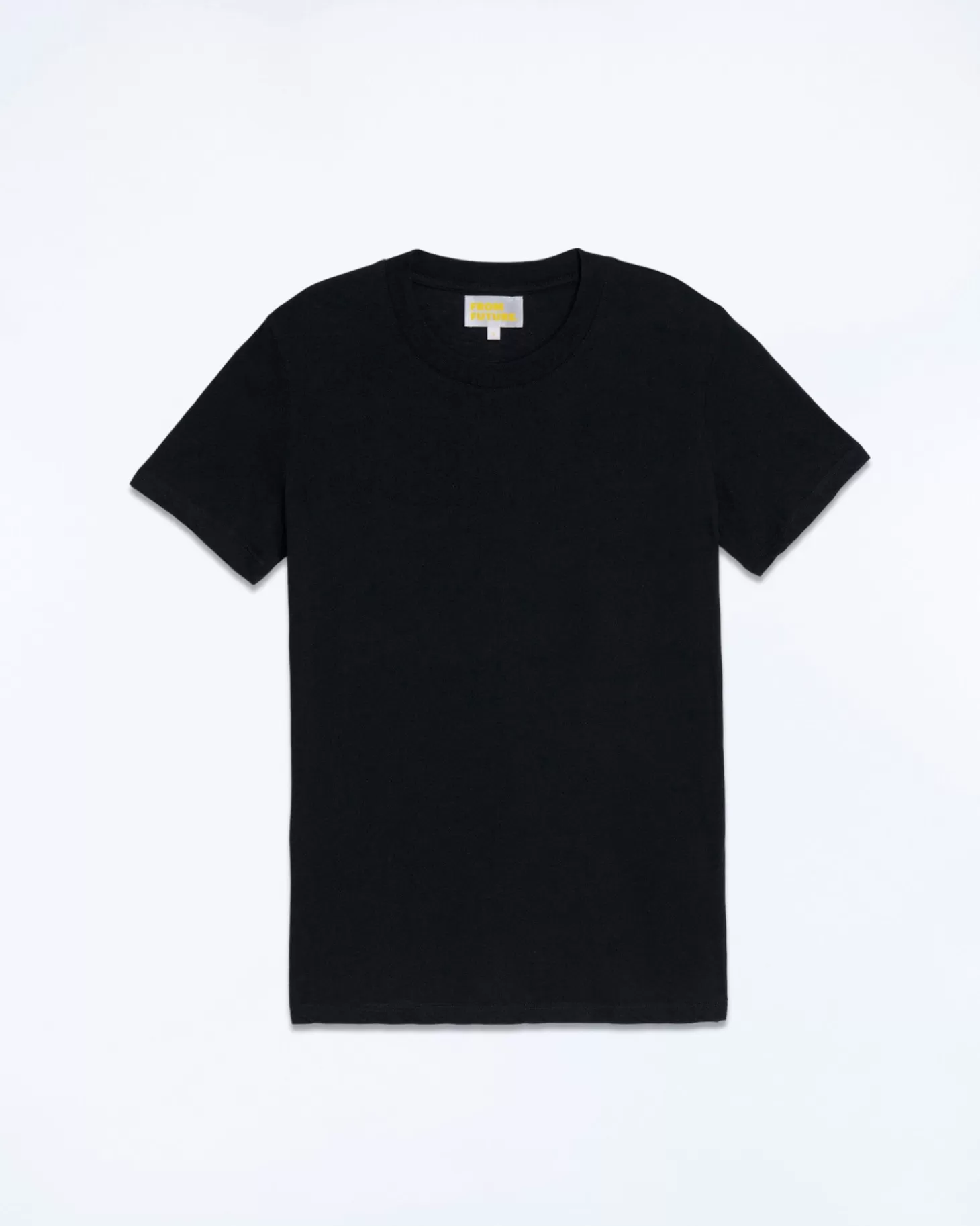 FROM FUTURE Supima Crewneck T-shirt Black Hot