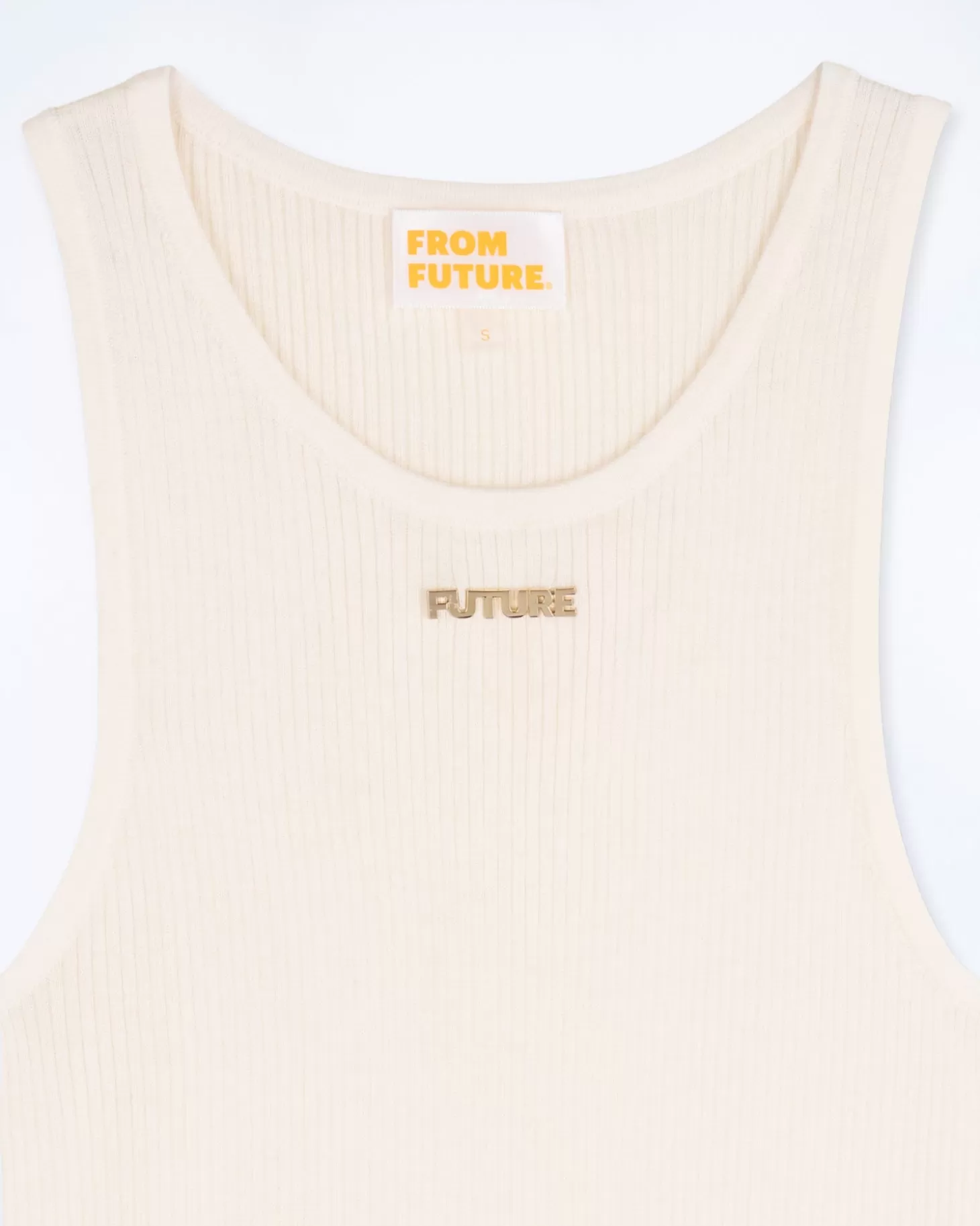 FROM FUTURE Tank Top White Sale