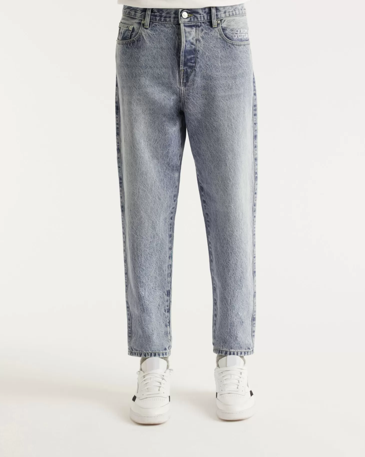 FROM FUTURE Tapered Jackson Jeans Pale Blue Cheap