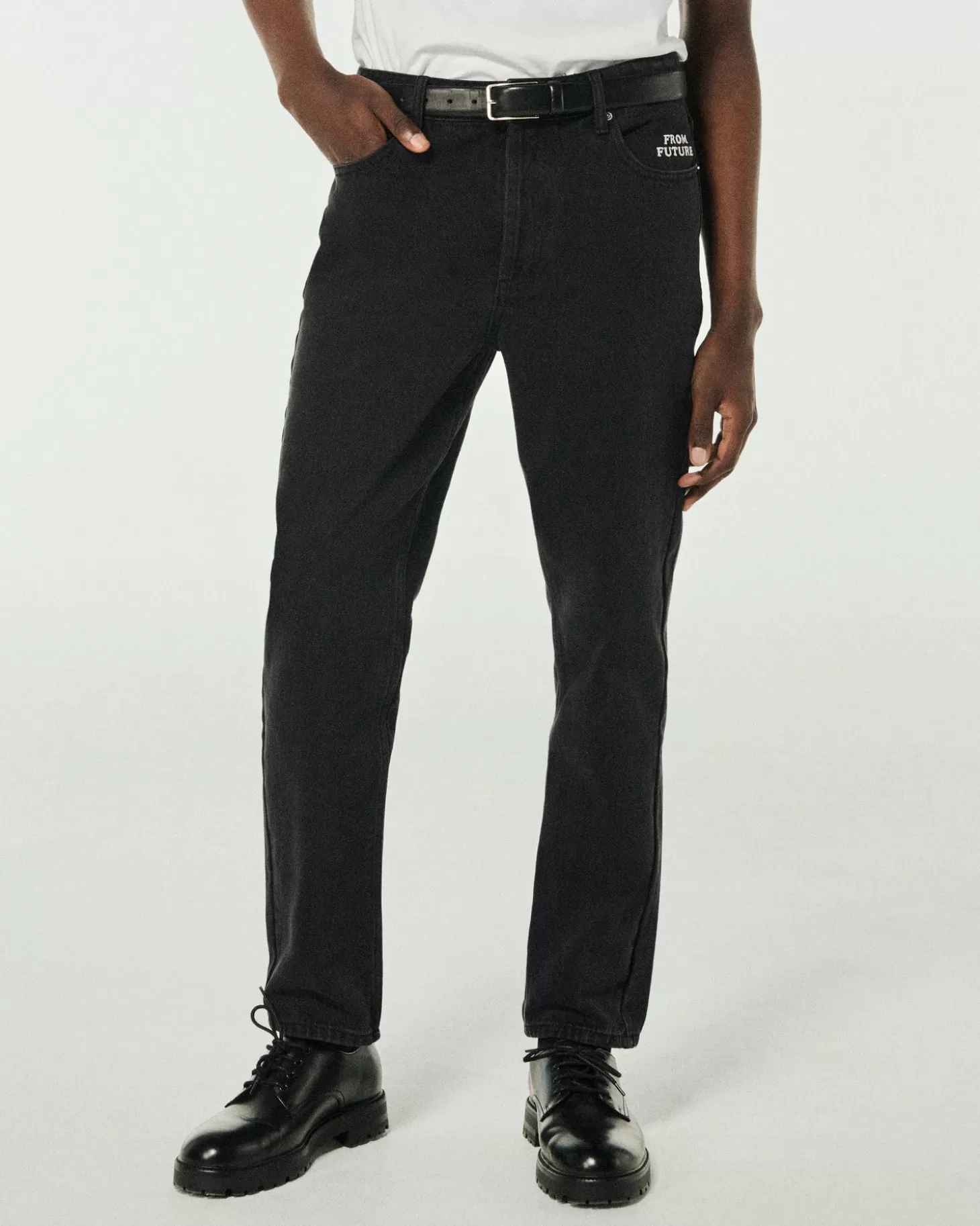 FROM FUTURE Tapered Jackson Jeans Washed Black Shop