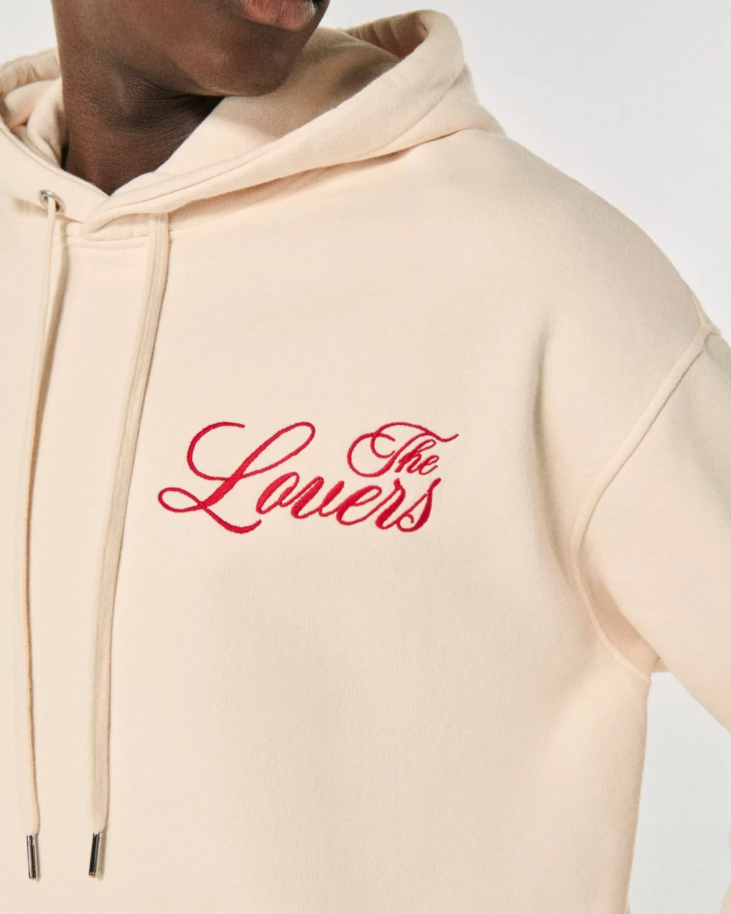 FROM FUTURE The Lovers Crewneck Sweatshirt Sand Discount